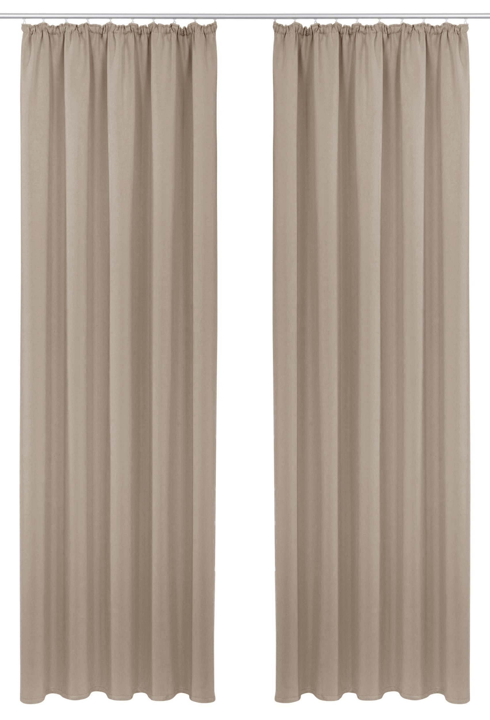 my home Gardine "SOLA" Kräuselband 1 Stk. tlg. Breite:130 cm, 1 Schal, einf günstig online kaufen