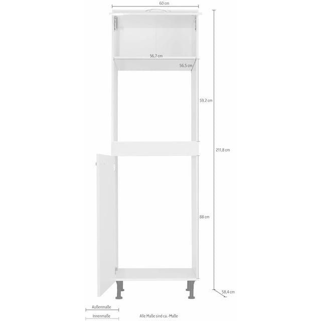 OPTIFIT Backofenumbauschrank »Cara«, Backofenumbauschrank kaufen | BAUR