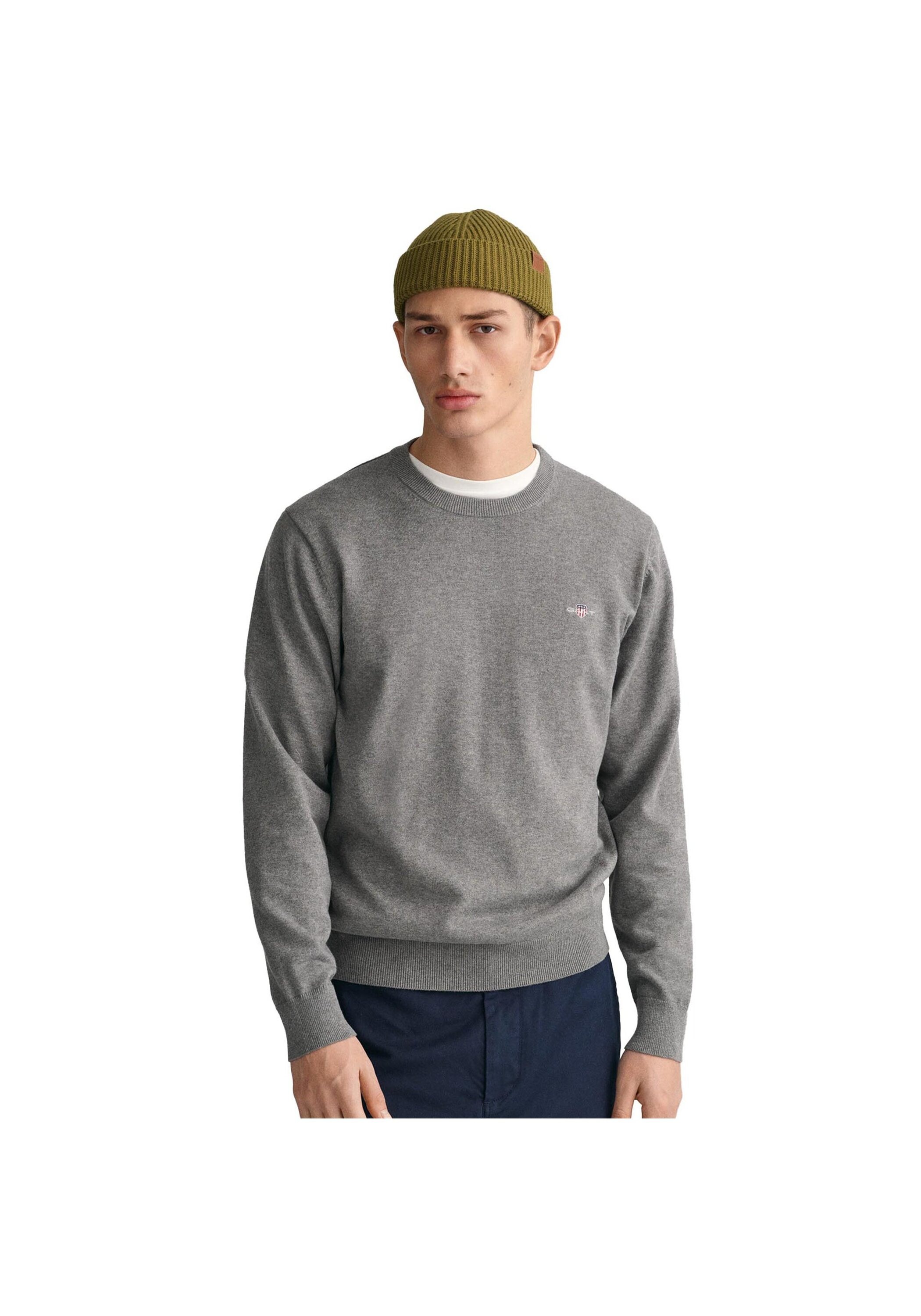 Gant Sweater »Strickpullover CLASSIC COTTON C-NECK«