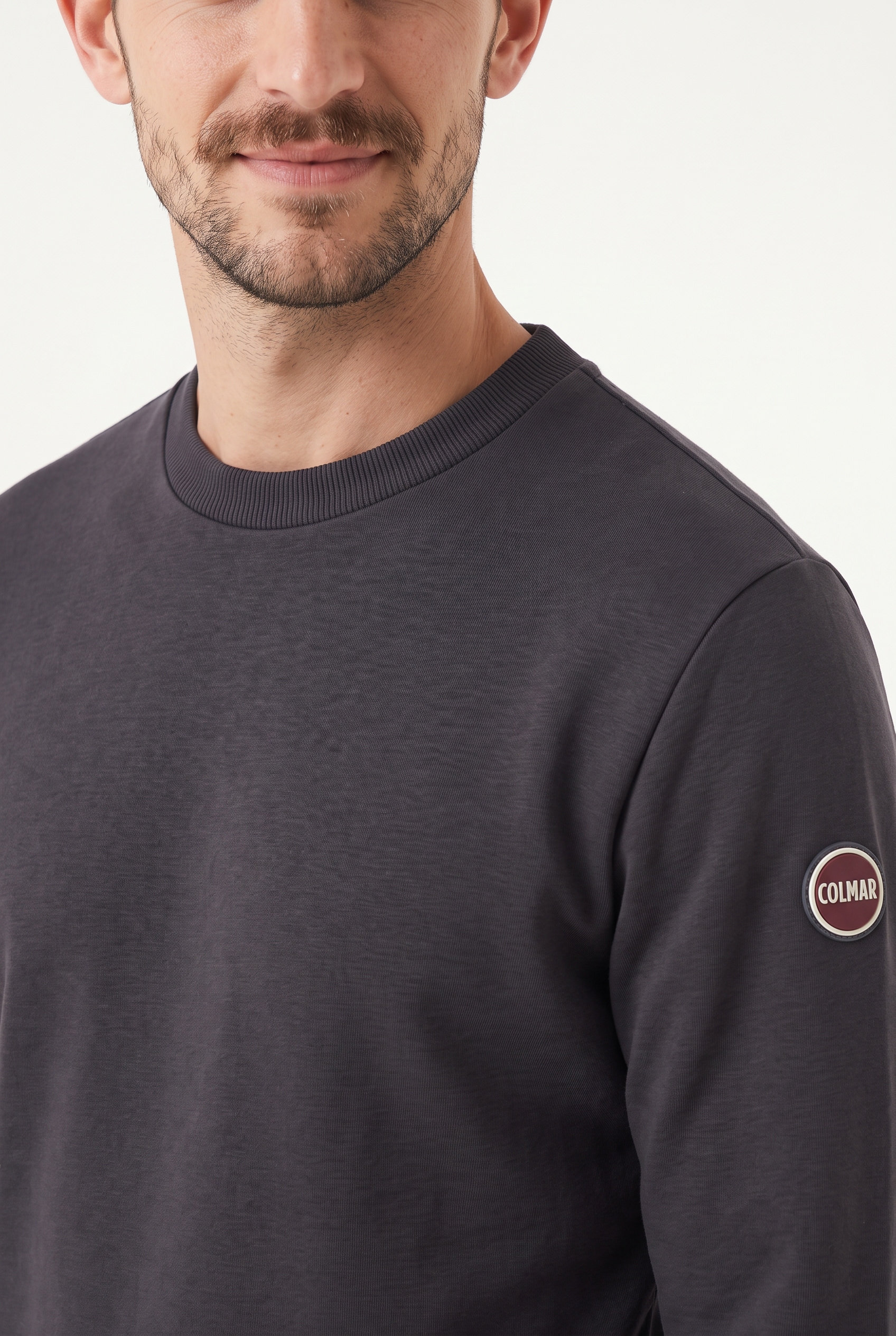 Colmar Sweatshirt , Rundhalsausschnitt, Regular Fit, Markenlogo
