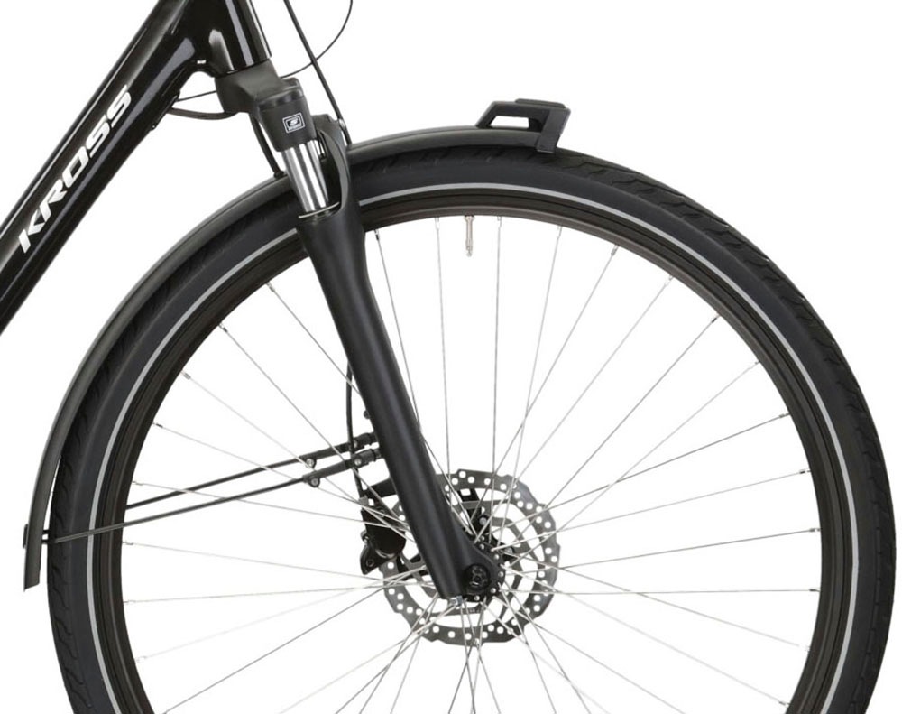Kross E-Bike »E-Citybike Sentio Hybrid 5.0 28 Zoll schwarz«, 7 Gang, Shimano, NEXUS, Mittelmotor 250 W