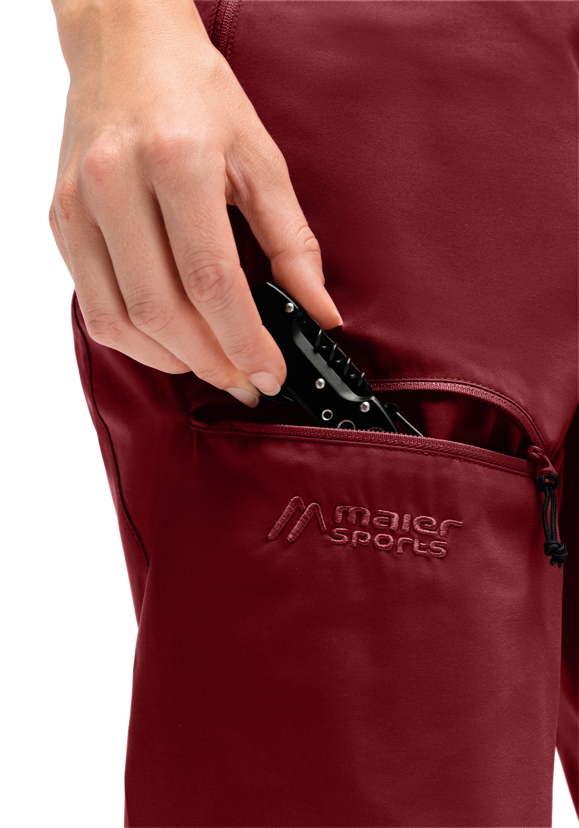 Maier Sports Outdoorhose "Lulaka Capri Loop" Damen Wanderhose, elastische F günstig online kaufen