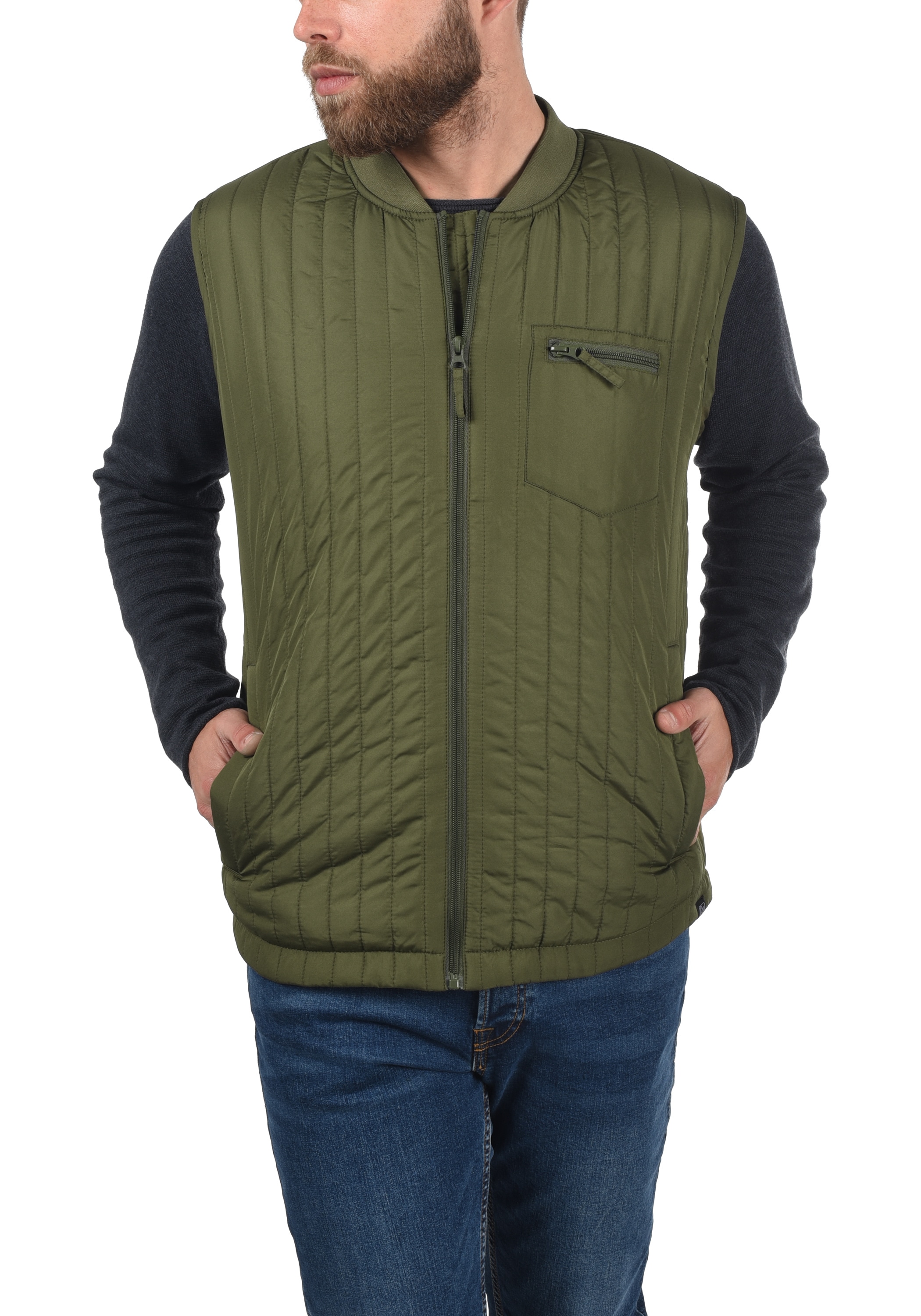 Blend Steppweste "BHStanlo", Steppweste mit Stehkragen günstig online kaufen