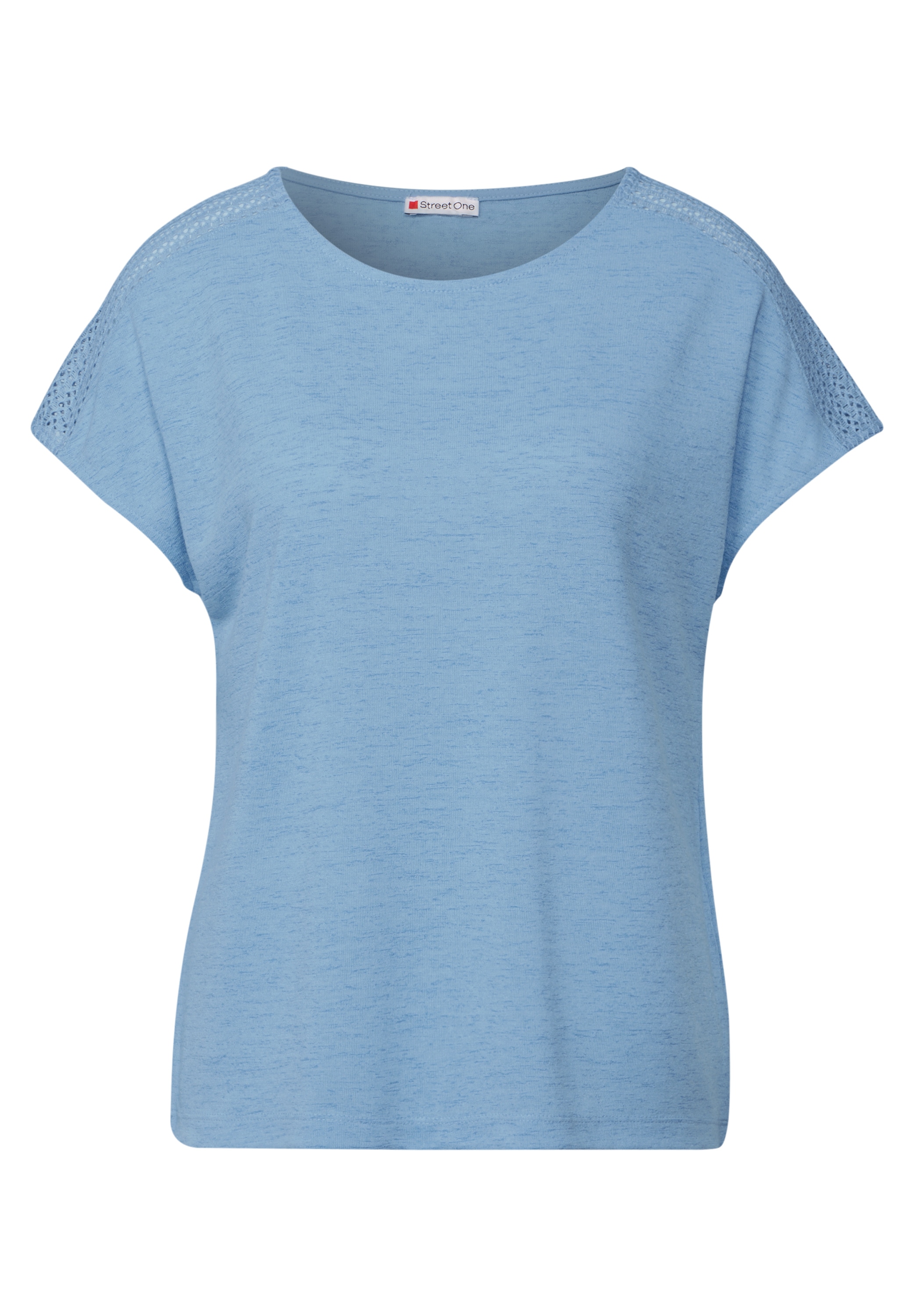 STREET ONE T-Shirt, mit Spitzendetail