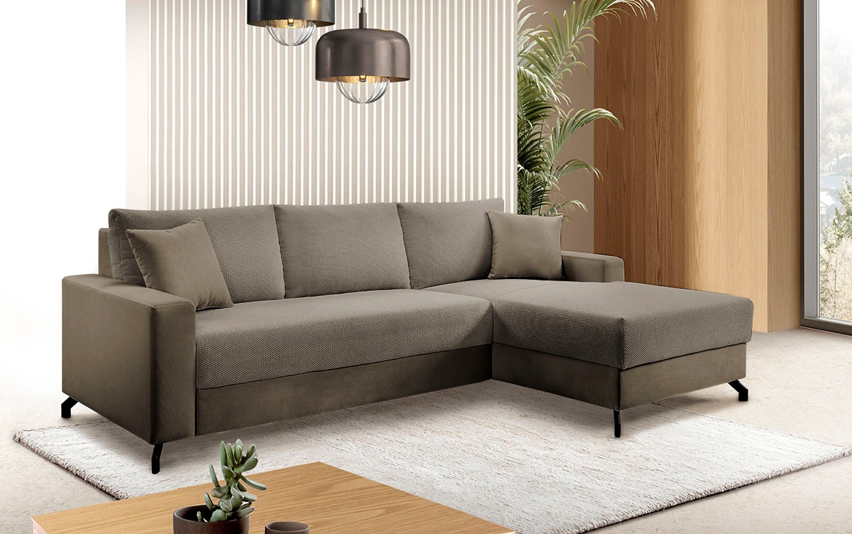 exxpo - sofa fashion Ecksofa "Quattro L-Form, B/T: 247/162 cm" wahlweise mi günstig online kaufen