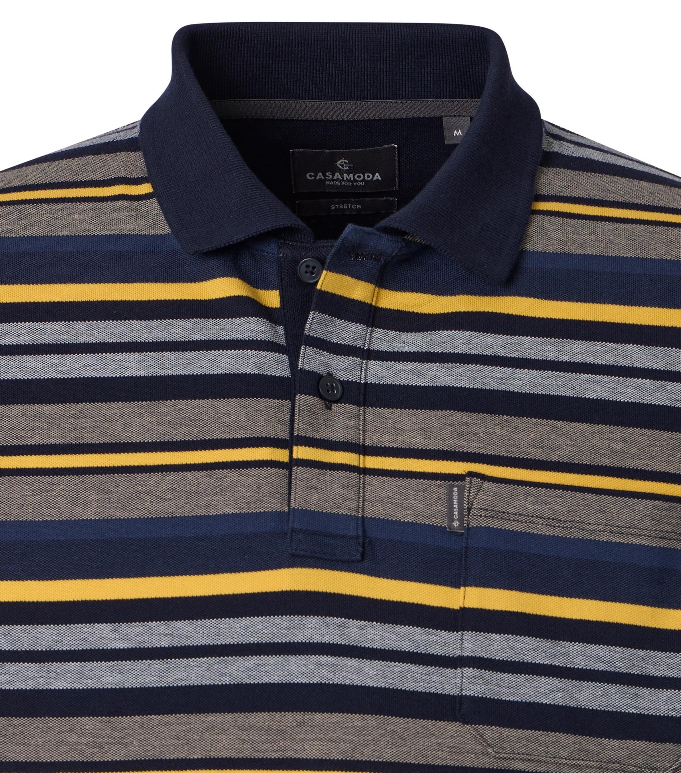 CASAMODA Poloshirt »CASAMODA Polo-Shirt gestreift«