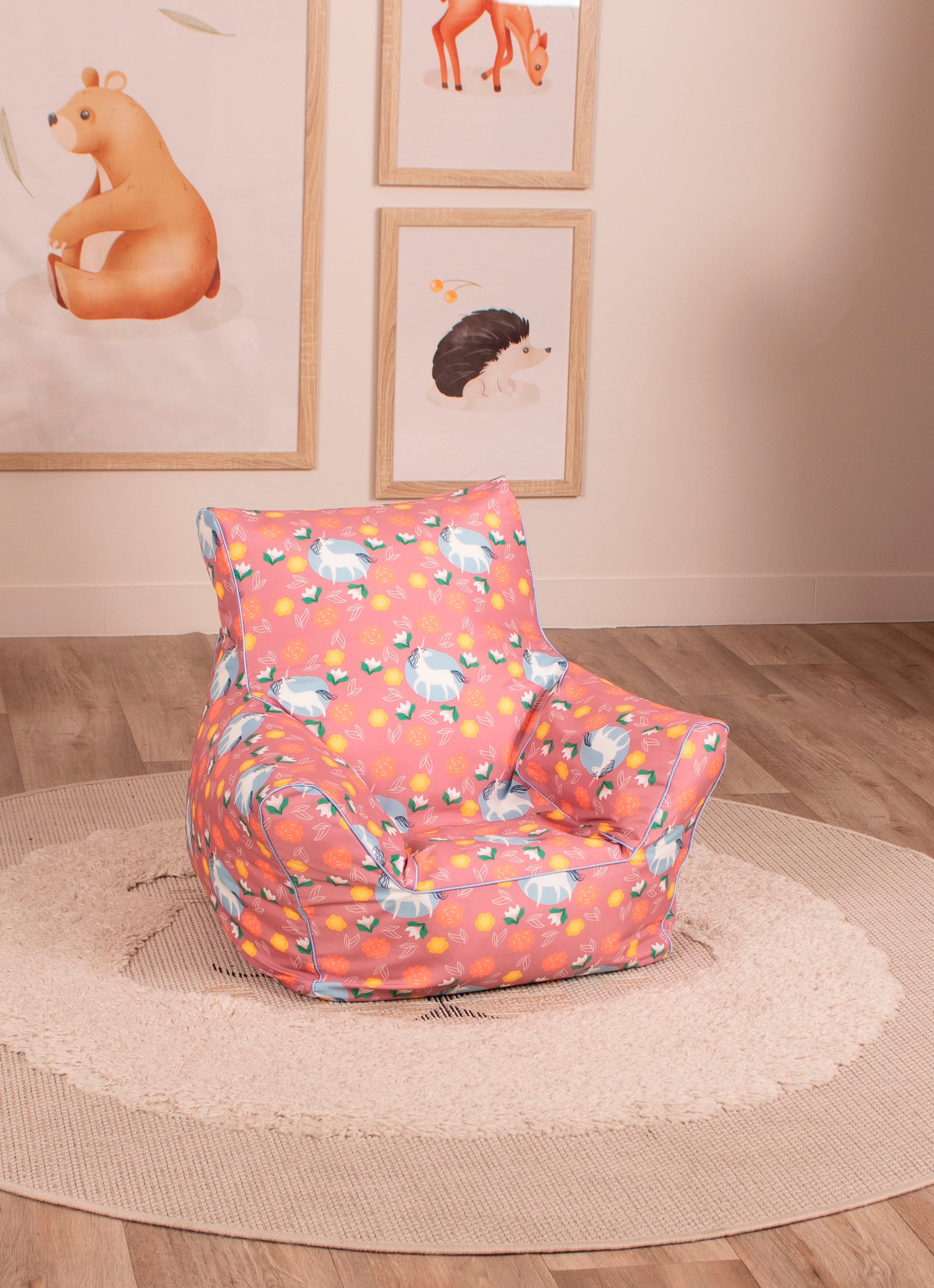 Knorrtoys® Sitzsack »Einhorn pink« für Kinder; Made in Europe