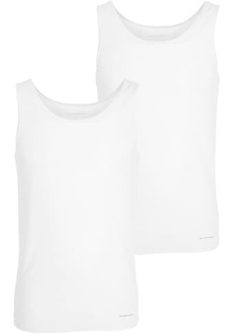 Tanktop »Tank-Top, 2er Pack«, (Packung, 2 tlg., 2), mit Zier-Logo