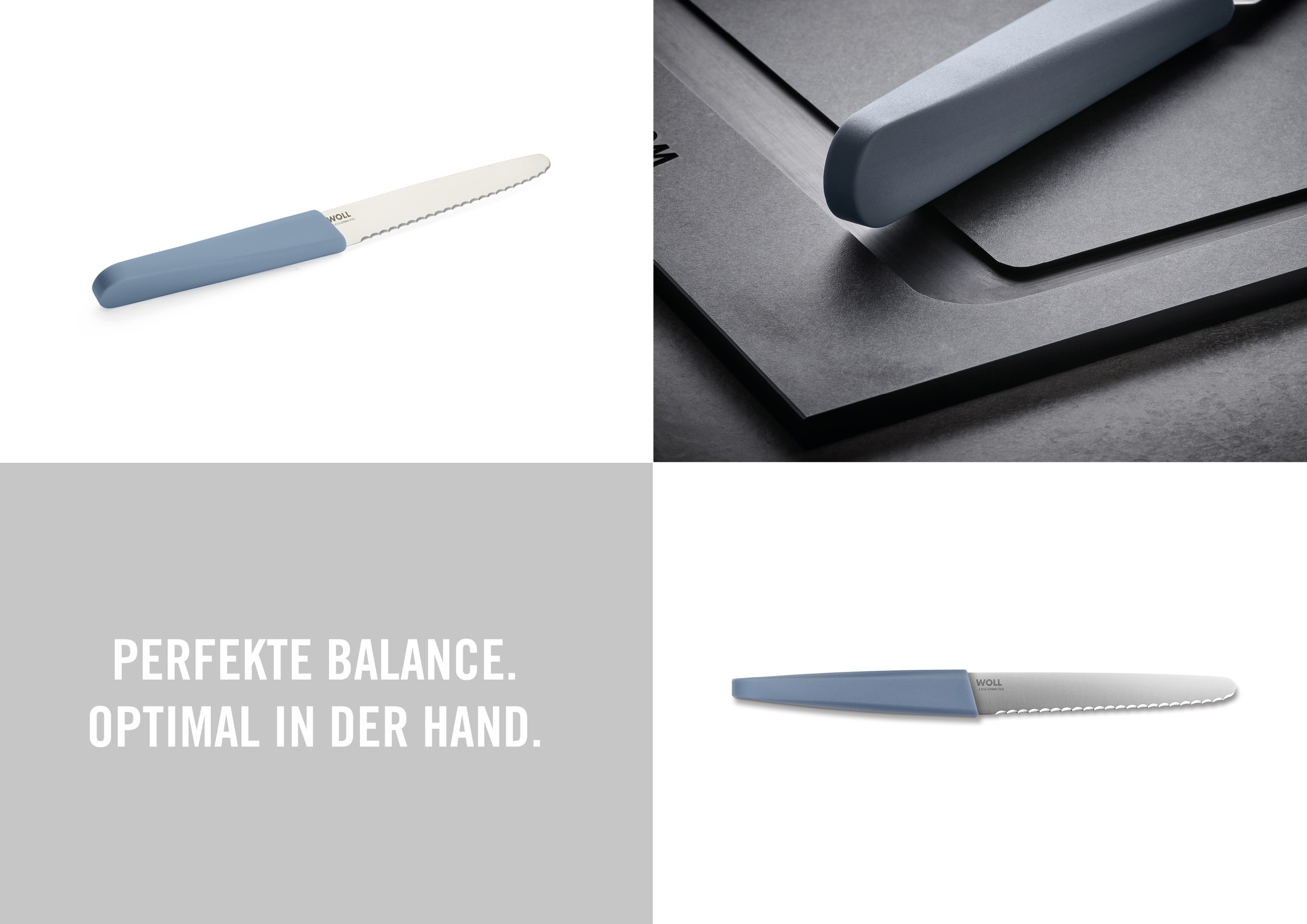 WOLL Brotzeitmesser "Cutting Edge" aus deutschem Edelstahl gemäß DIN 1.4116 günstig online kaufen