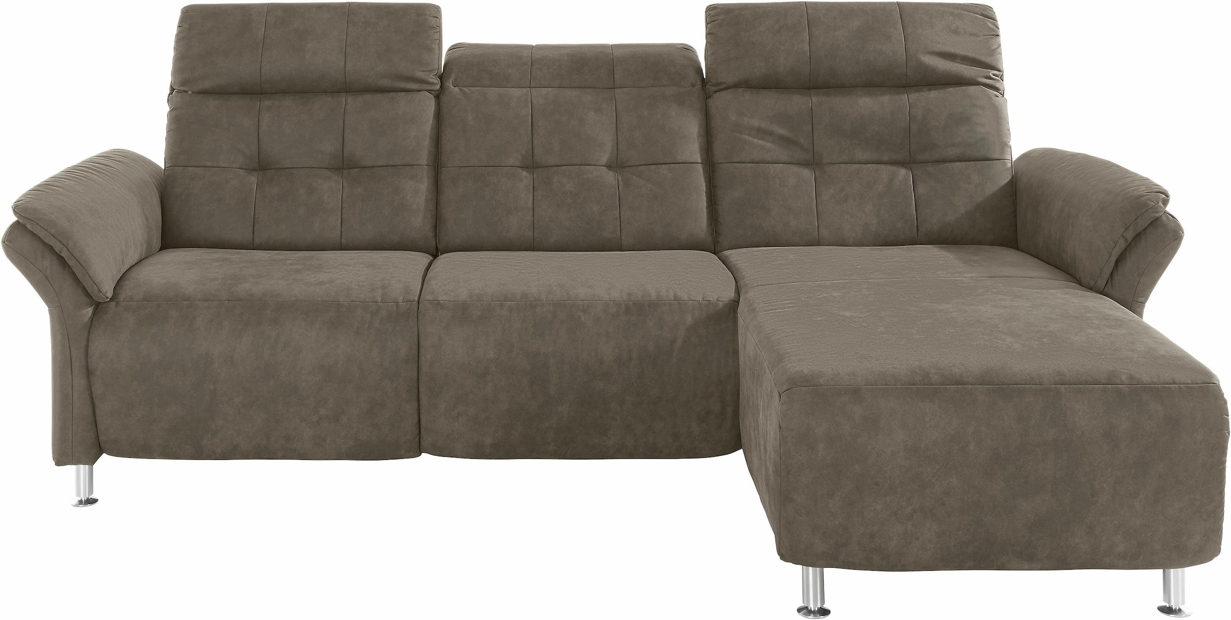 Places of Style Ecksofa »Manhattan L-Form«, 2 Sitze mit elektrischer Relaxfunktion, verstellbare Armlehnen