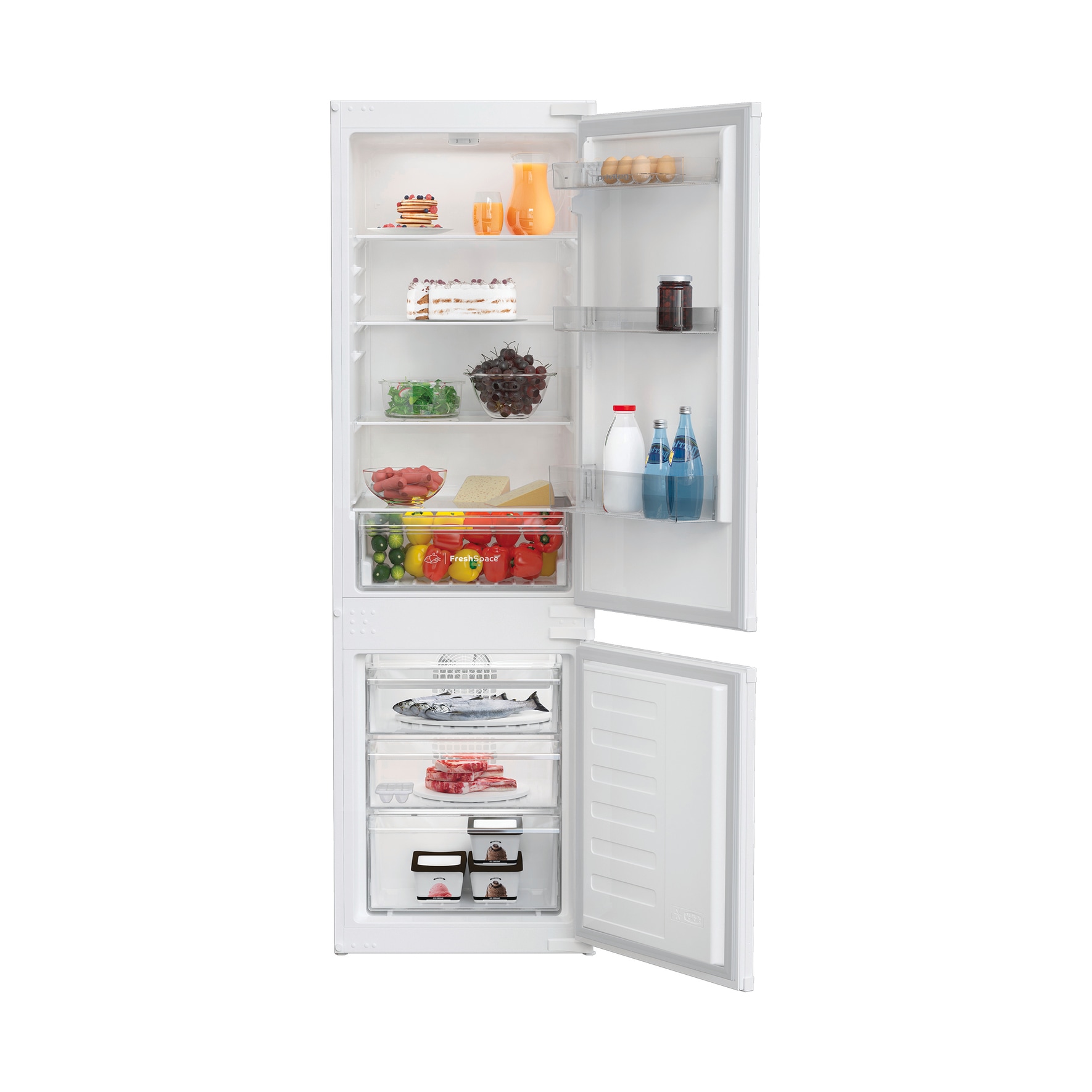 Privileg Einbaukühlgefrierkombination "PCINF 178S2" 177,5 cm hoch 54 cm bre günstig online kaufen