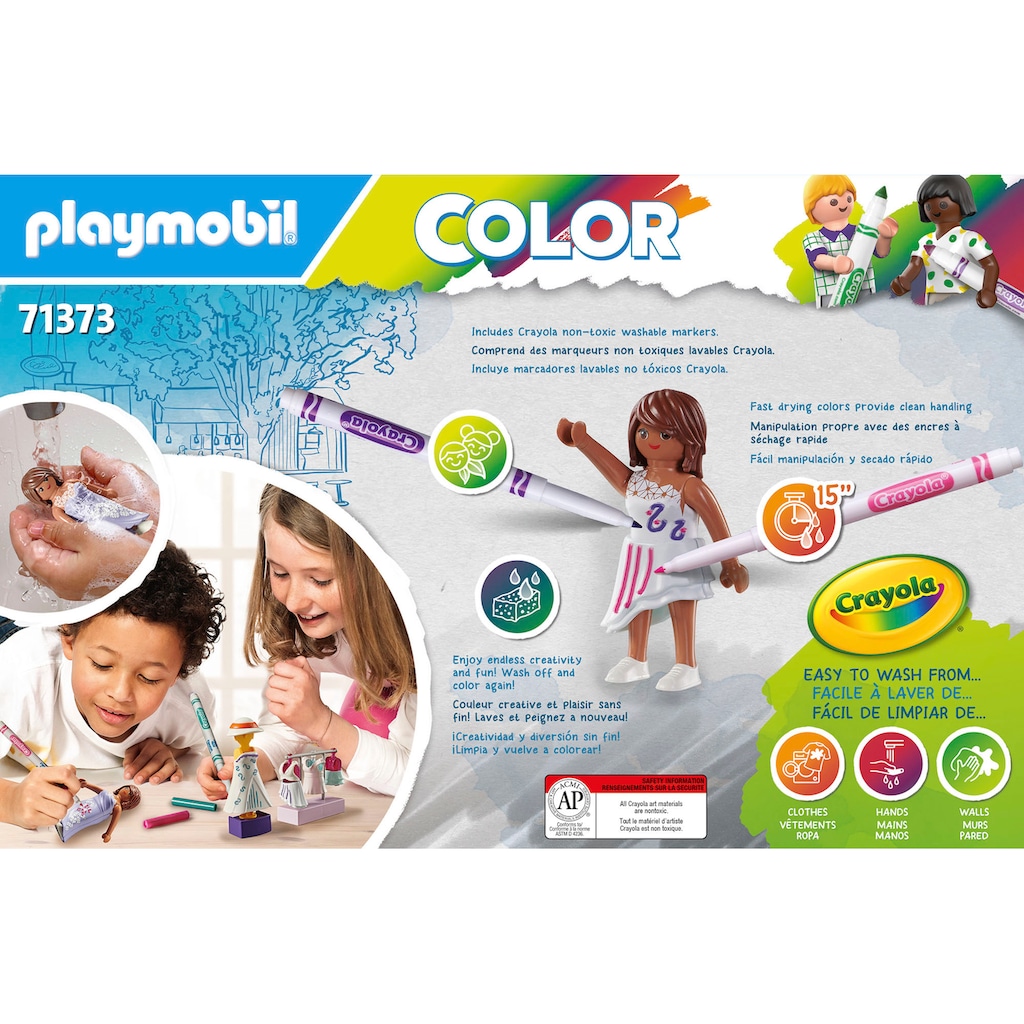 Playmobil® Konstruktions-Spielset »Fashion Design Set (71373), Color«, (45 St.)