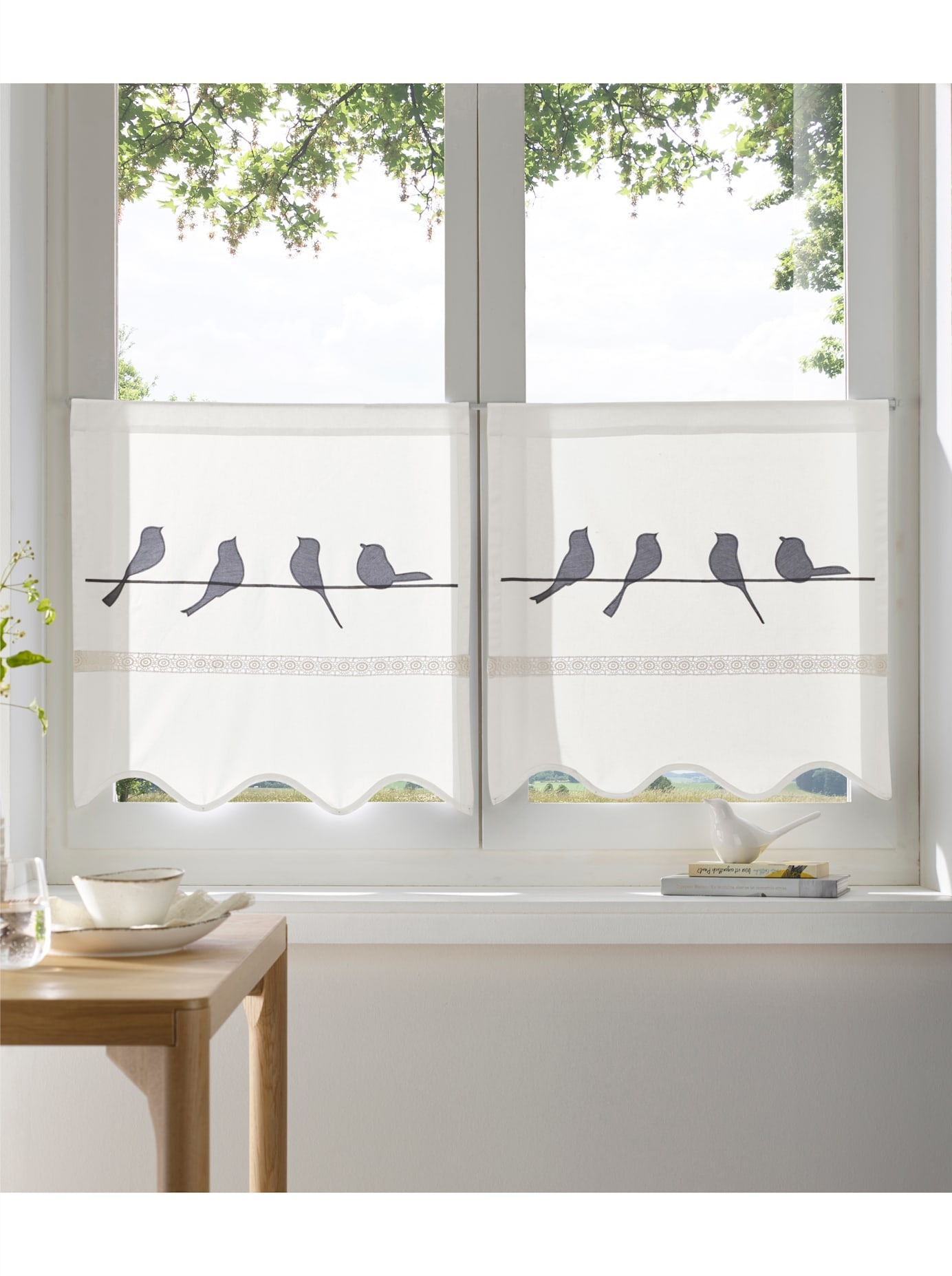 Thumbnail - heine home Querbehang Stangendurchzug 1 Stk. tlg.