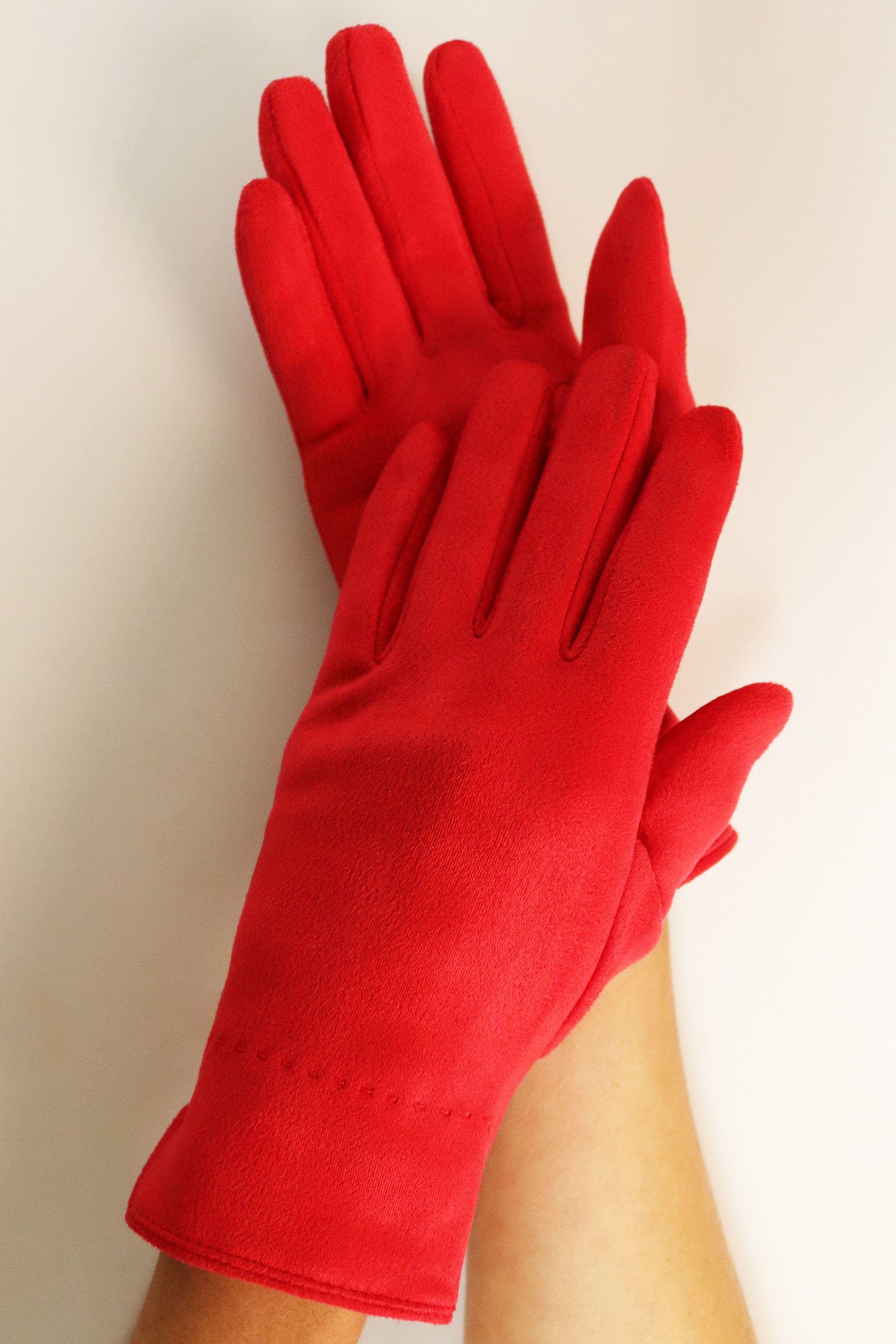 Thumbnail - Capelli New York Strickhandschuhe, mit Ziernaht, Metall-Logo, Feinripp-Strick, elastisch