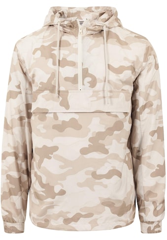 Anorak »Urban Classics Herren Camo Pull Over Windbreaker«, (1 St.), mit Kapuze