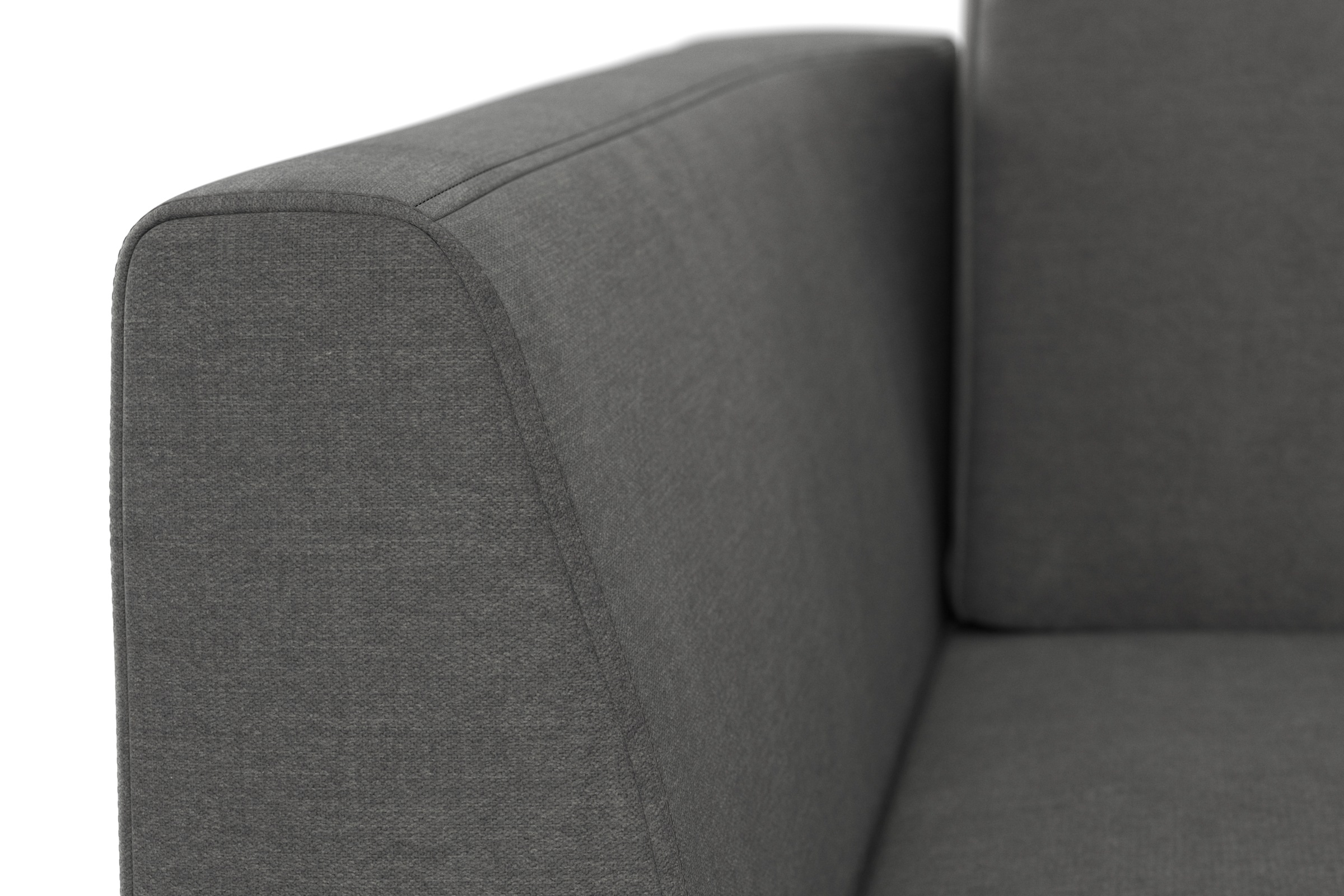 sit&more Ecksofa »Lindholm L-Form«, mit Sitztiefenverstellung und Federkern