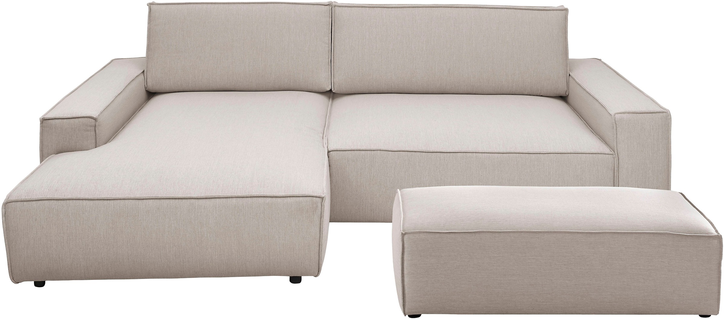 Home affaire Polsterecke "SHERWOOD XXL tief, L-Form, Schlaffunktion, Bigsof günstig online kaufen