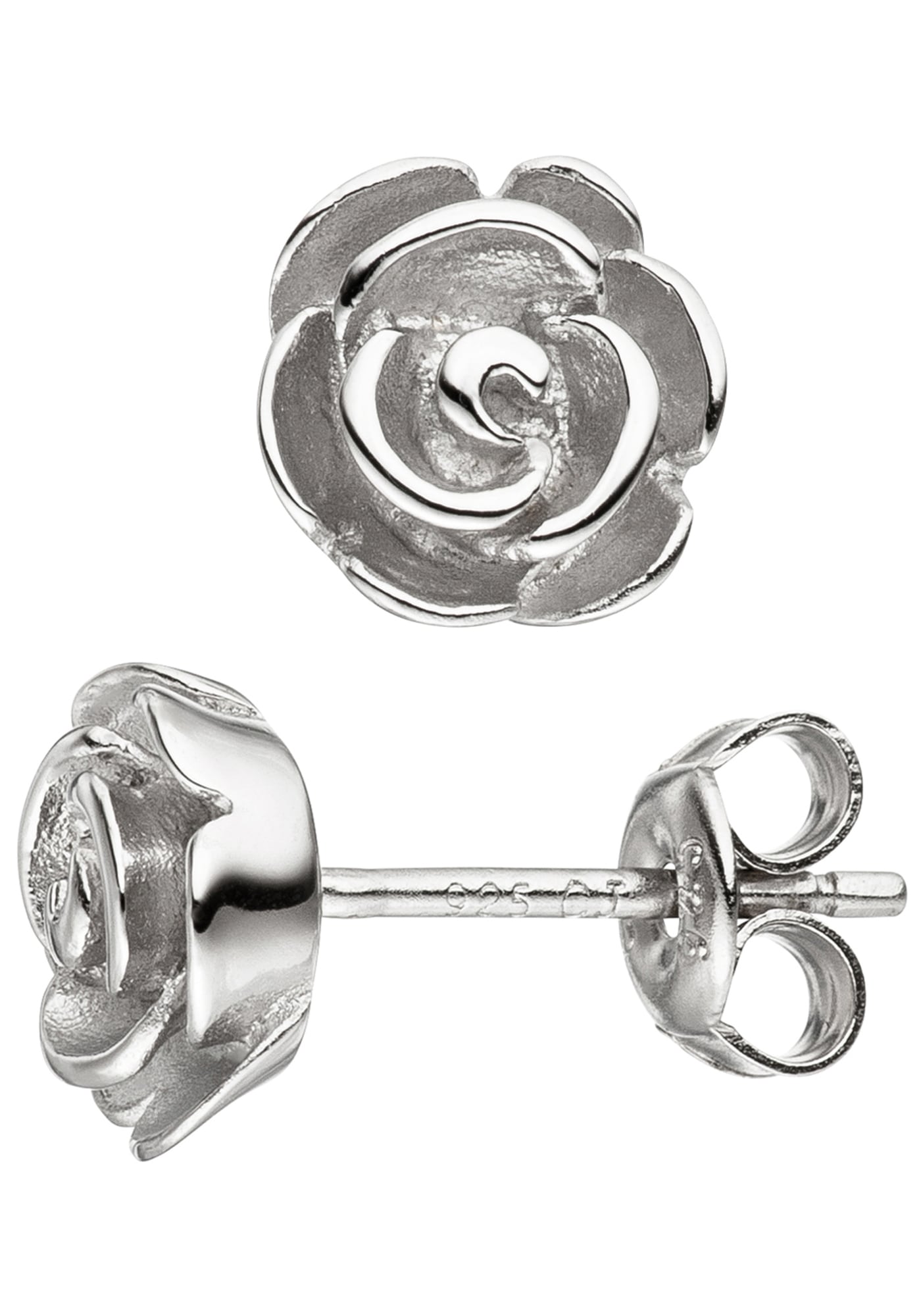 JOBO Paar Ohrstecker »Rose«, 925 Silber online kaufen | BAUR
