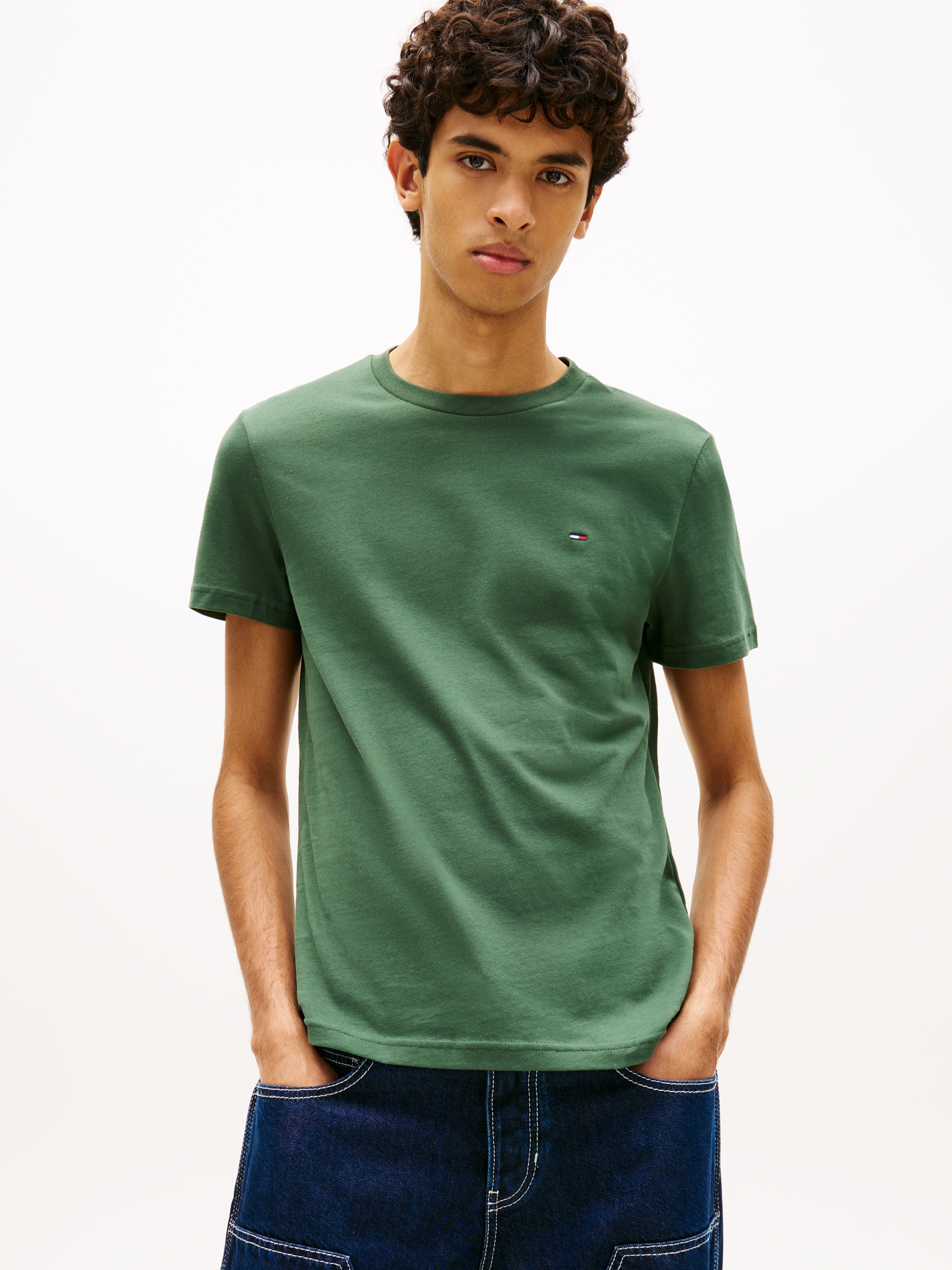 Tommy Jeans Rundhalsshirt "TJM XSLIM 2PACK JERSEY TEE EXT" Packung, 2er-Pac günstig online kaufen