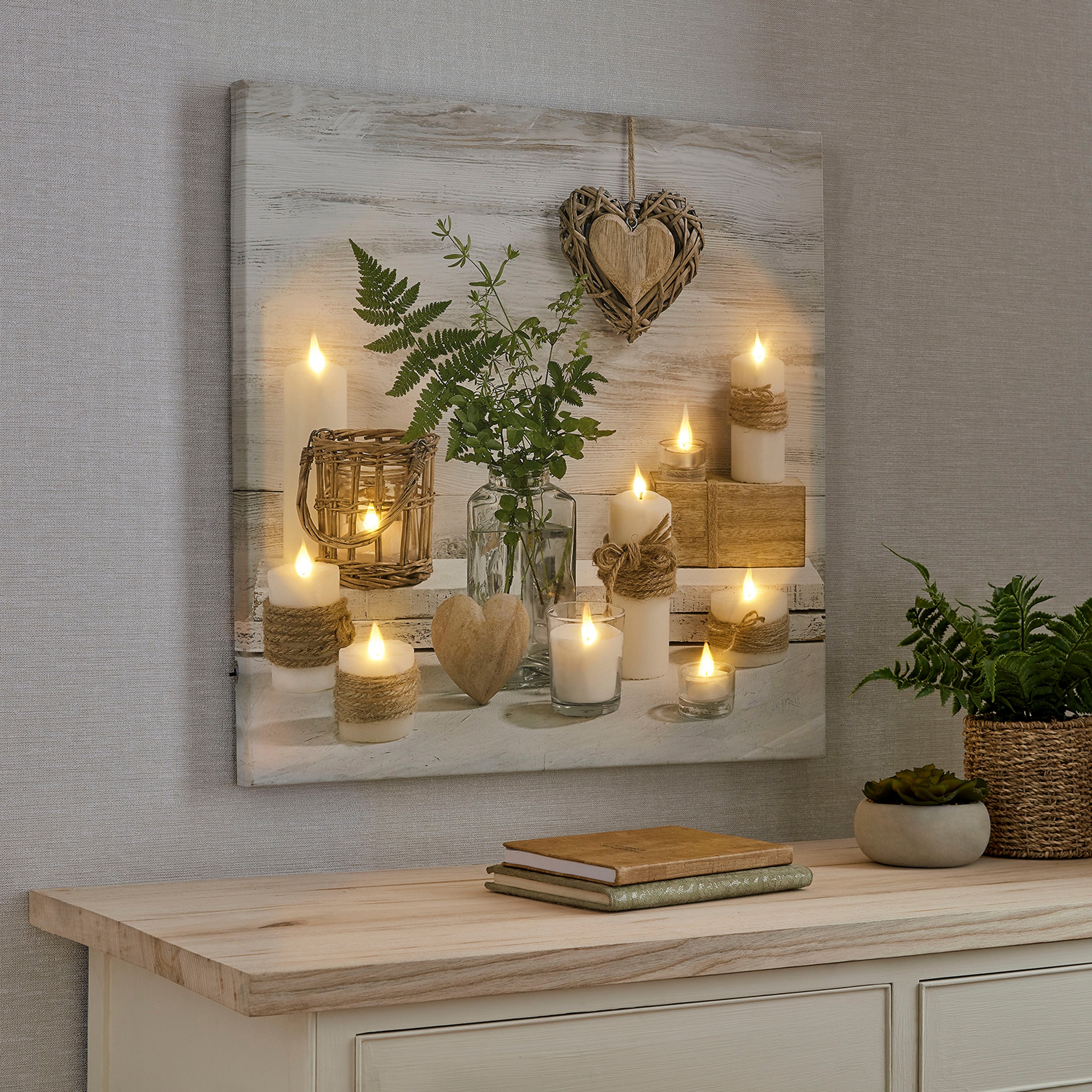 Art for the home LED-Bild "Harmony LED" Modern  Zen 1 Stk. tlg. LED-Leinwan günstig online kaufen