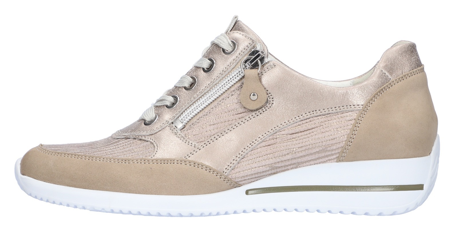Waldläufer Keilsneaker »HIMONA«, Halbschuh, Schnürschuh, Komfortschuh mit Reißverschluss