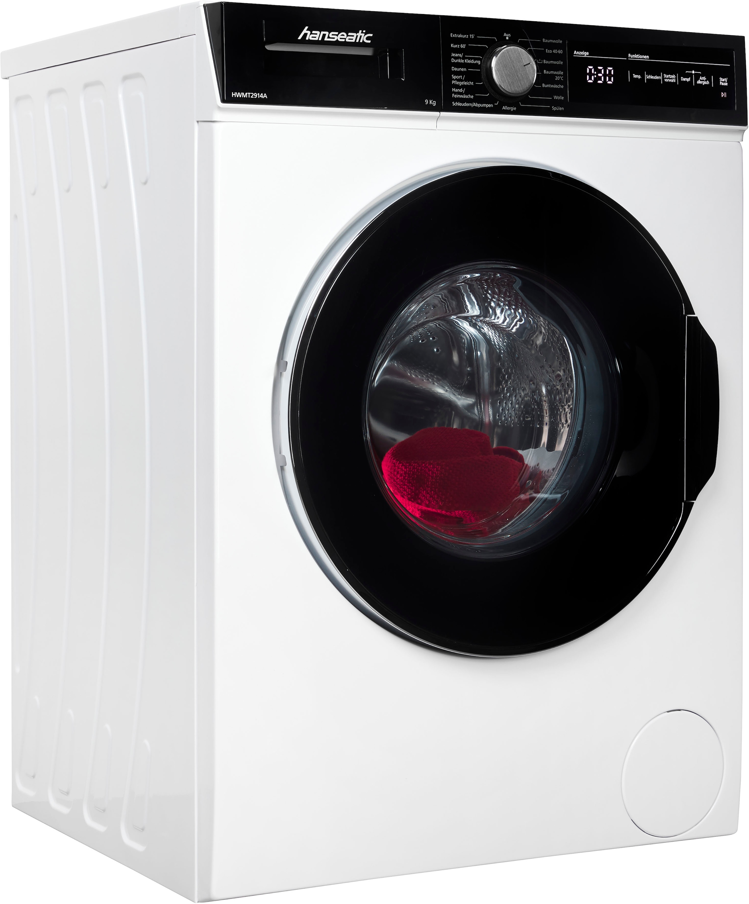 Hanseatic Waschmaschine "HWMT2914A" 9 kg 1400 U/min günstig online kaufen