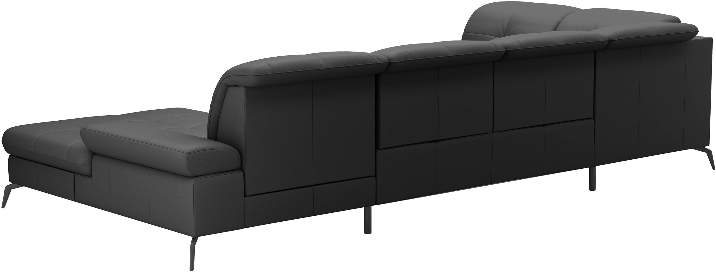 sit&more Wohnlandschaft »Amica, U-Form, inkl. Sitztiefenverstellung und Armteilverstellung«, wahlweise mit Kopfteilverstellung, Bettfunktion und Bettkasten