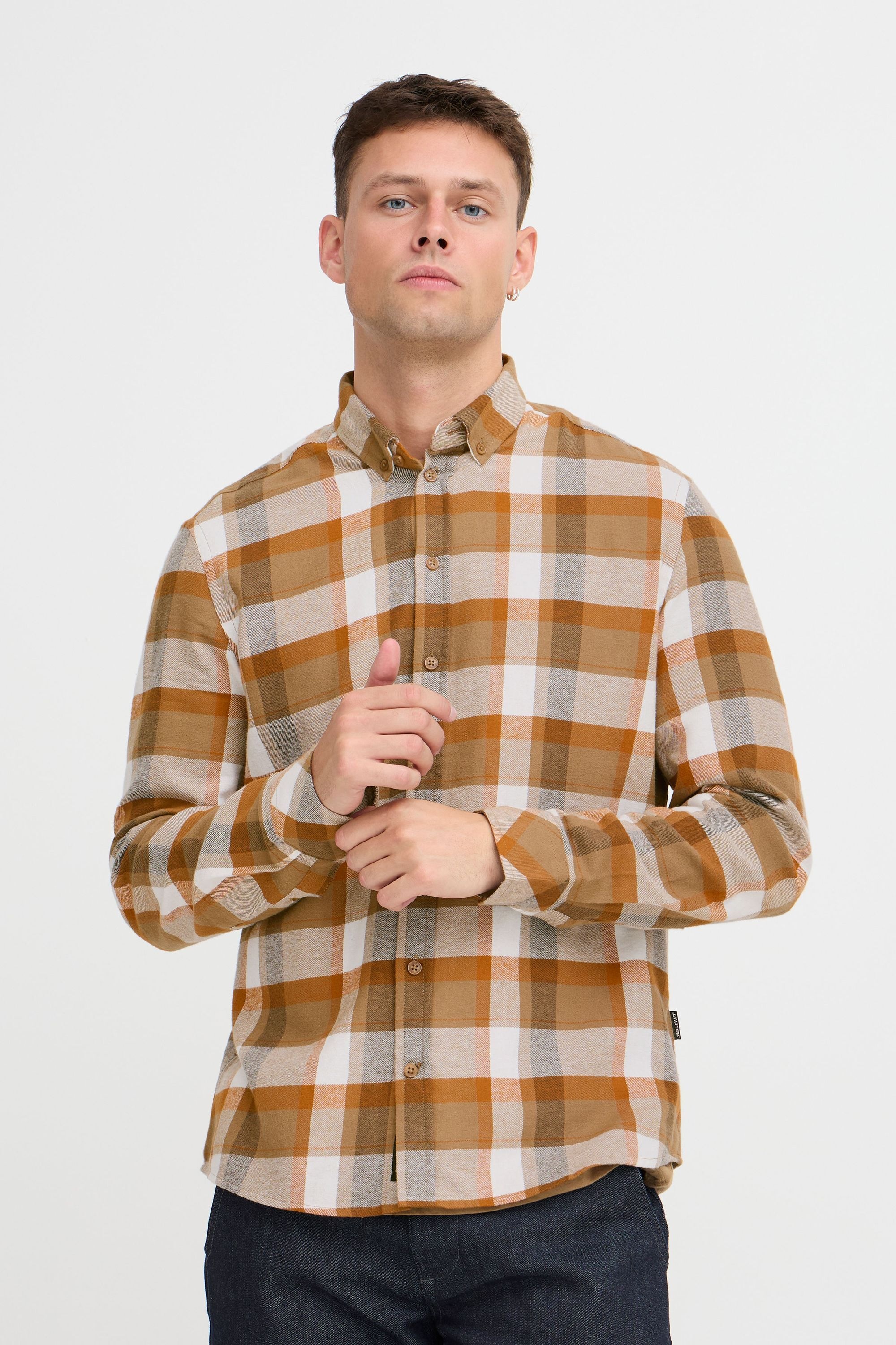 Blend Langarmhemd "BHShirt" Lässiges kariertes Langarmhemd günstig online kaufen