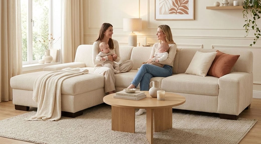 OTTO home "Faxxe 268 x 153 cm, auch mit Schlaffunktion" aus haustierfreundlichem Pet Friendly Cord, L-Form