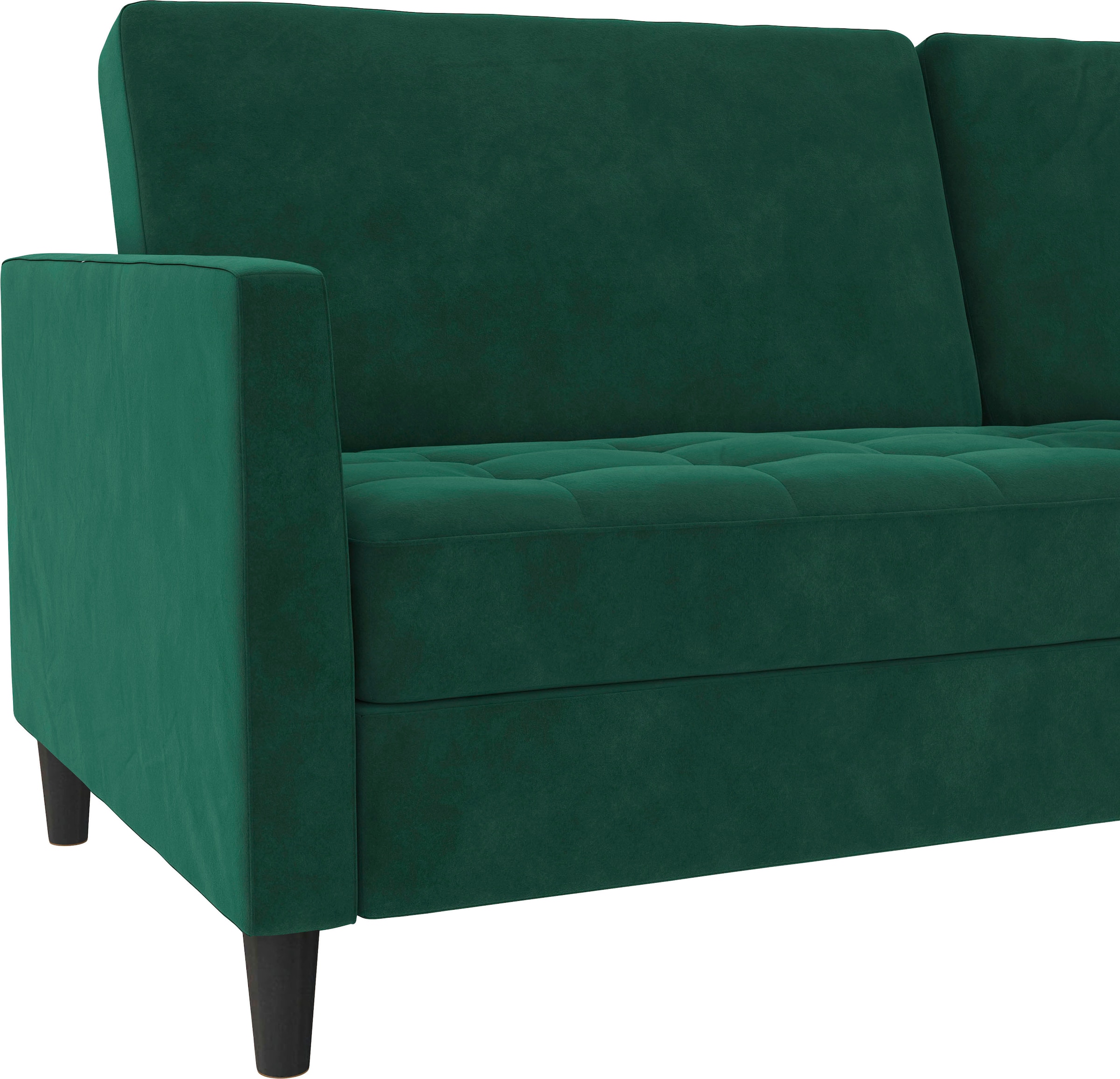 Dorel Home 3-Sitzer »Presley«, Sofa mit Bett-Funktion und verstellbarer Rückenlehne
