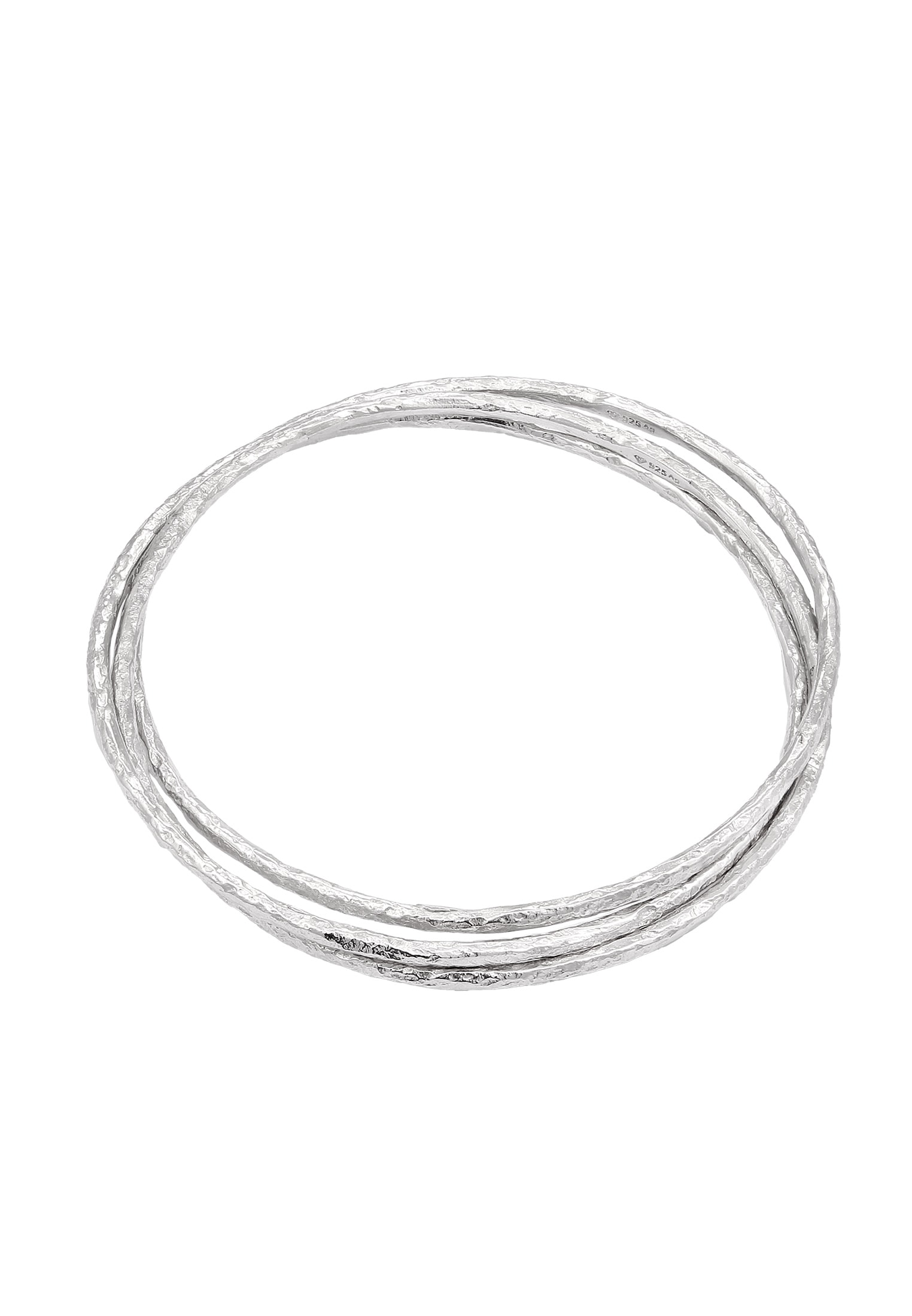 Elli Premium Armreif »Armband Armreif Dreifach 925 Sterling Silber«
