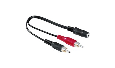 Hama Audio-Adapter »Audio-Adapter 2 Cinch-Stecker - 3,5-mm-Klinken-Kupplung Stereo«,... kaufen