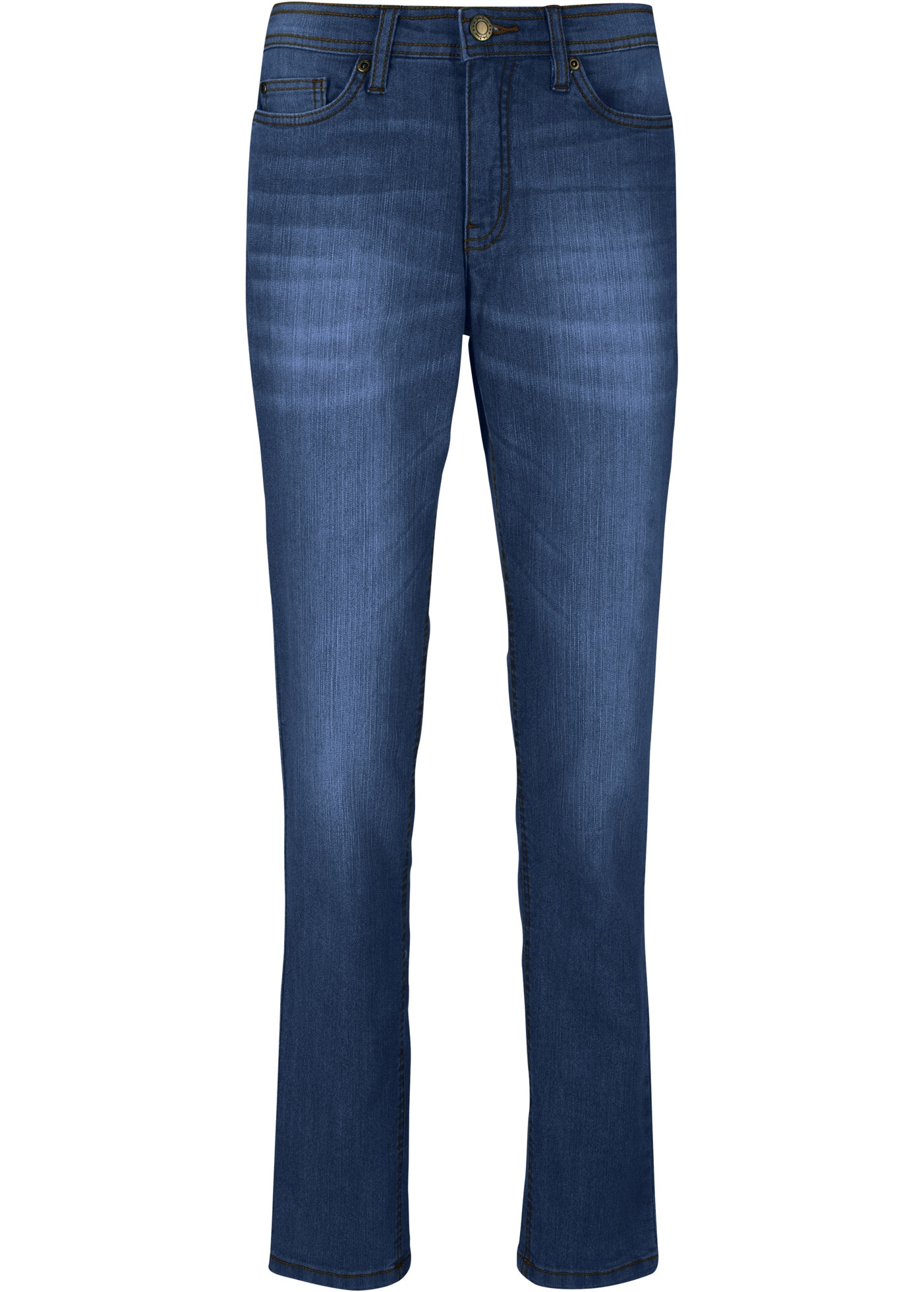 bonprix Mom-Jeans Regular Fit, mit Eingrifftaschen, Gesäßtaschen und Coinpocket