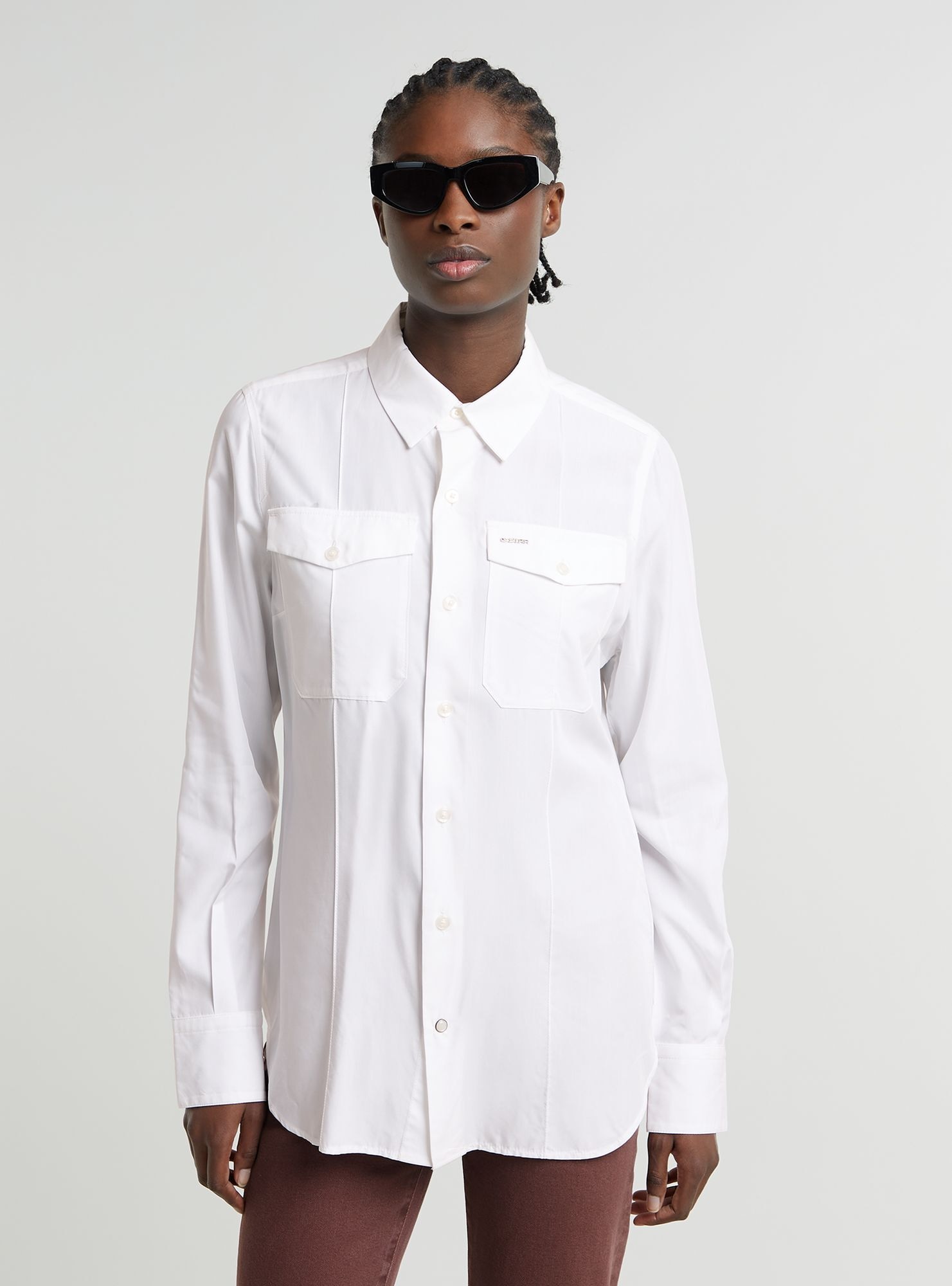 G-STAR Langarmshirt "Slim Pocket Hemd" günstig online kaufen