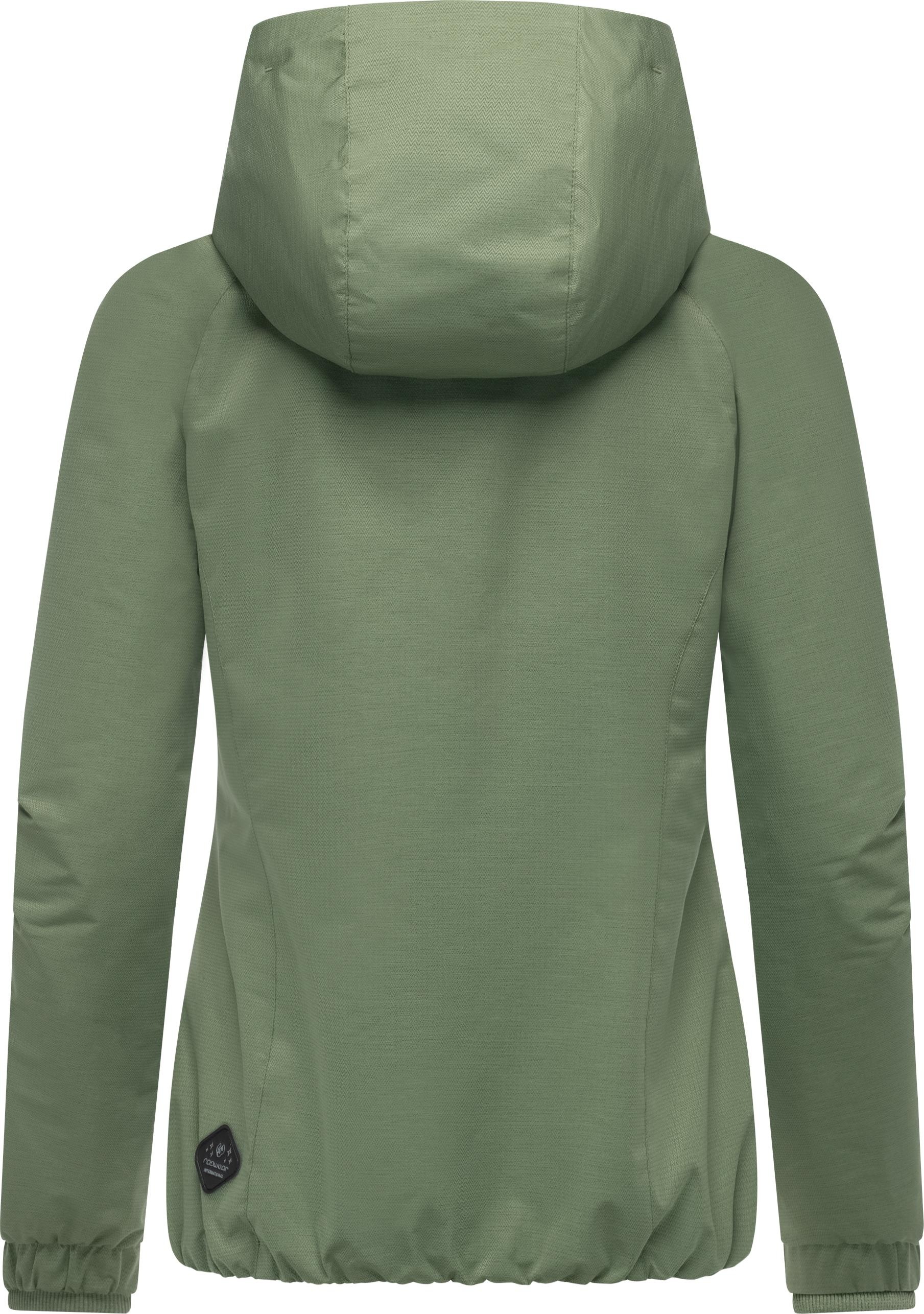 Thumbnail - Ragwear Outdoorjacke "Dizzie Tech" mit Kapuze Wasserdichte Damen Übergangsjacke mit großer Kapuze