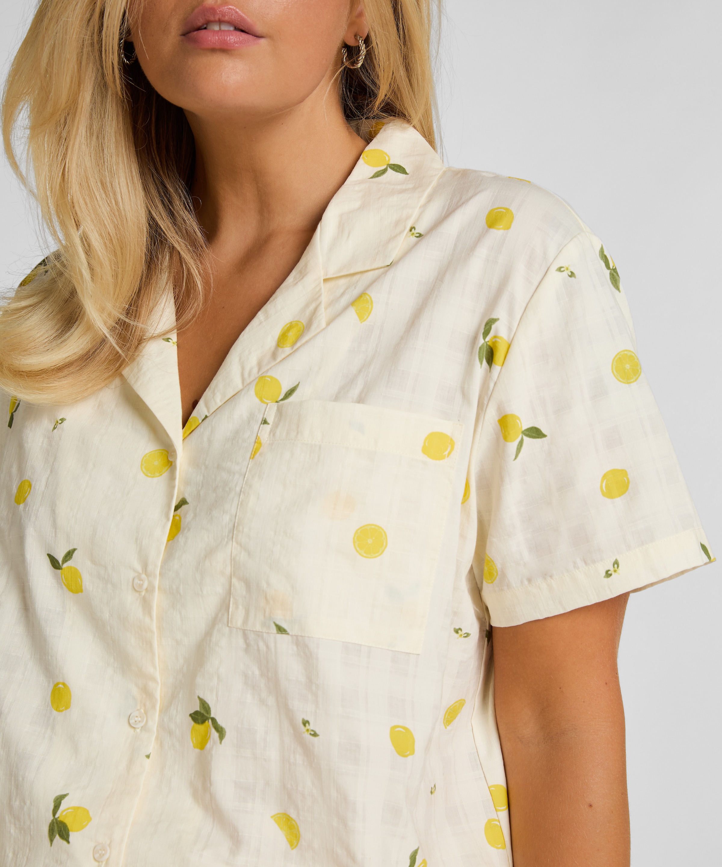 Hunkemöller Pyjama »Zitronen Pyjamajacke«
