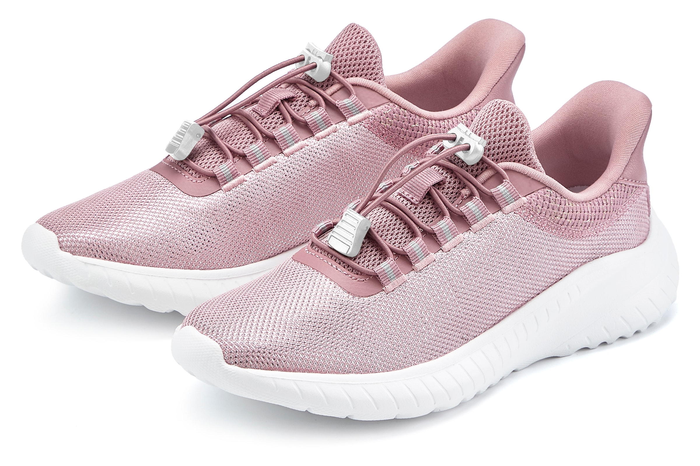 LASCANA Sneaker mit leichtem Metallic-Effekt