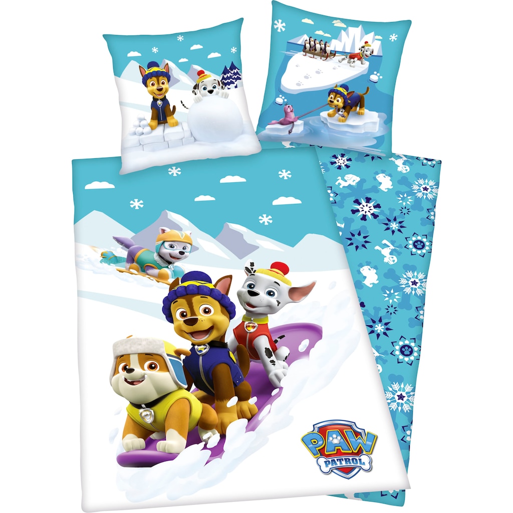 PAW PATROL Kinderbettwäsche »Paw Patrol«, mit tollem Wendemotiv