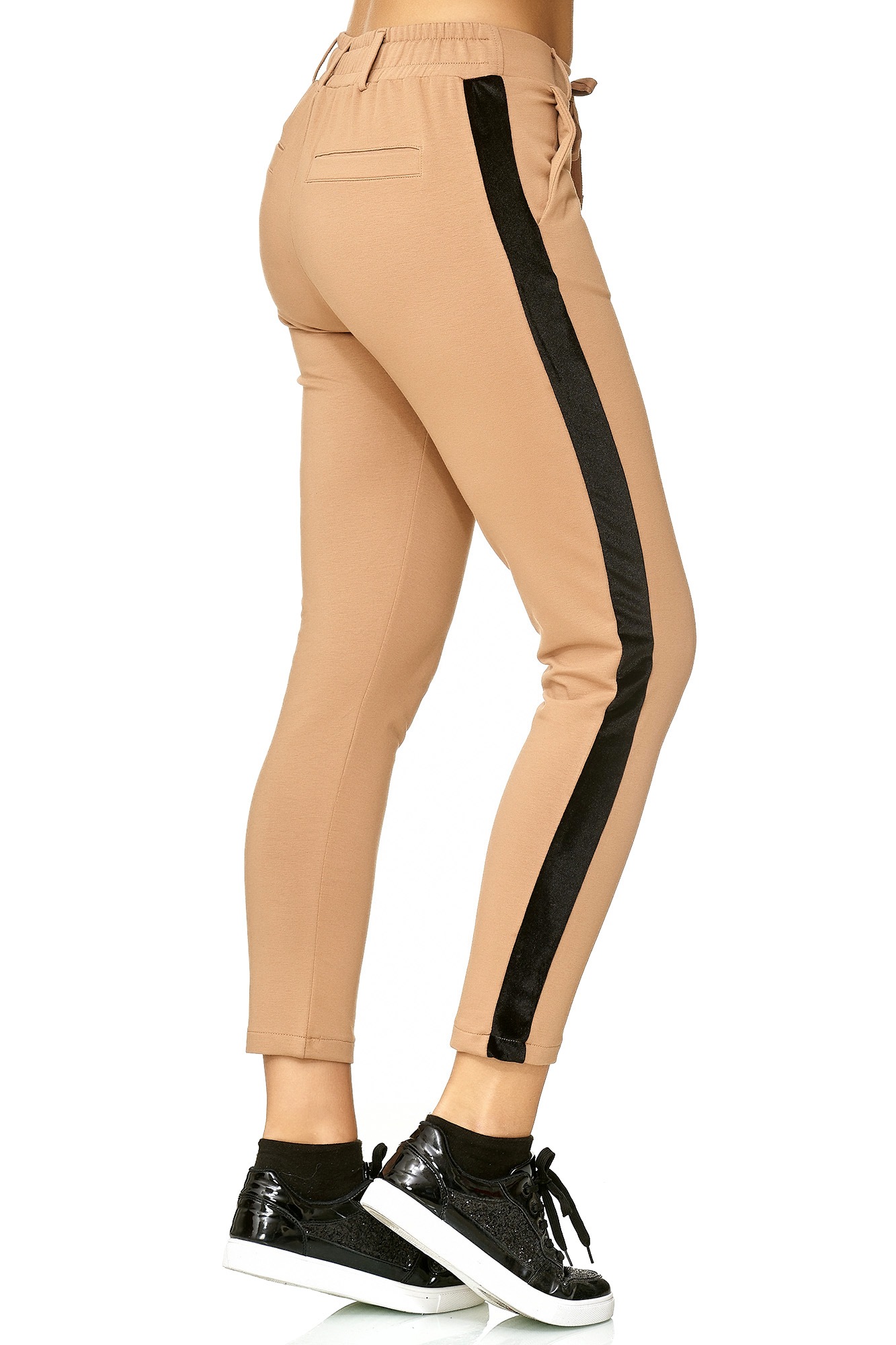 Superweiche Samt-Leggings mit hohem Bund