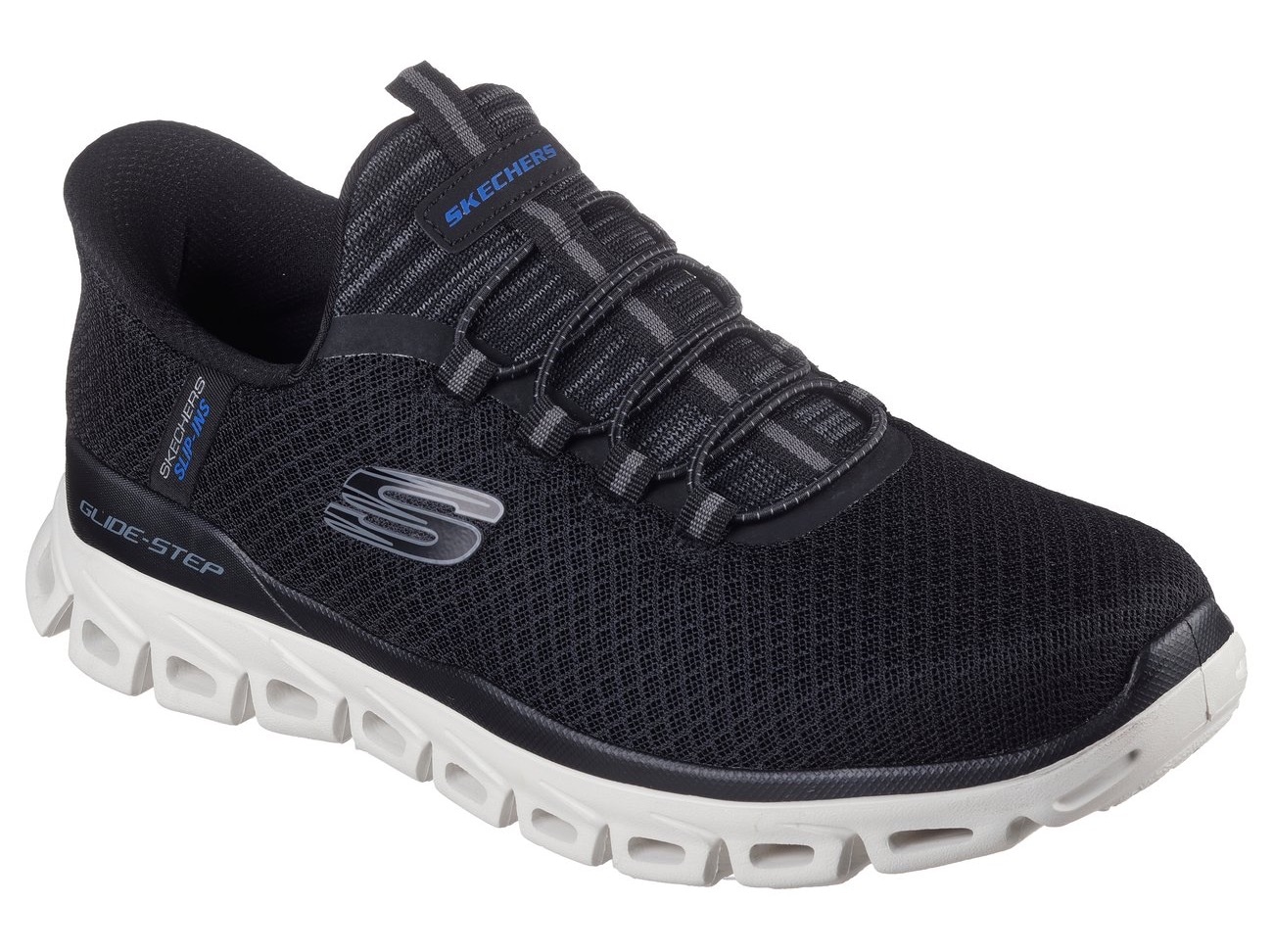 Skechers Slip-On Sneaker »GLIDE-STEP«, Schlupfschuh, Freizeitschuh, Trainingsschuh mit praktischem Gummizug