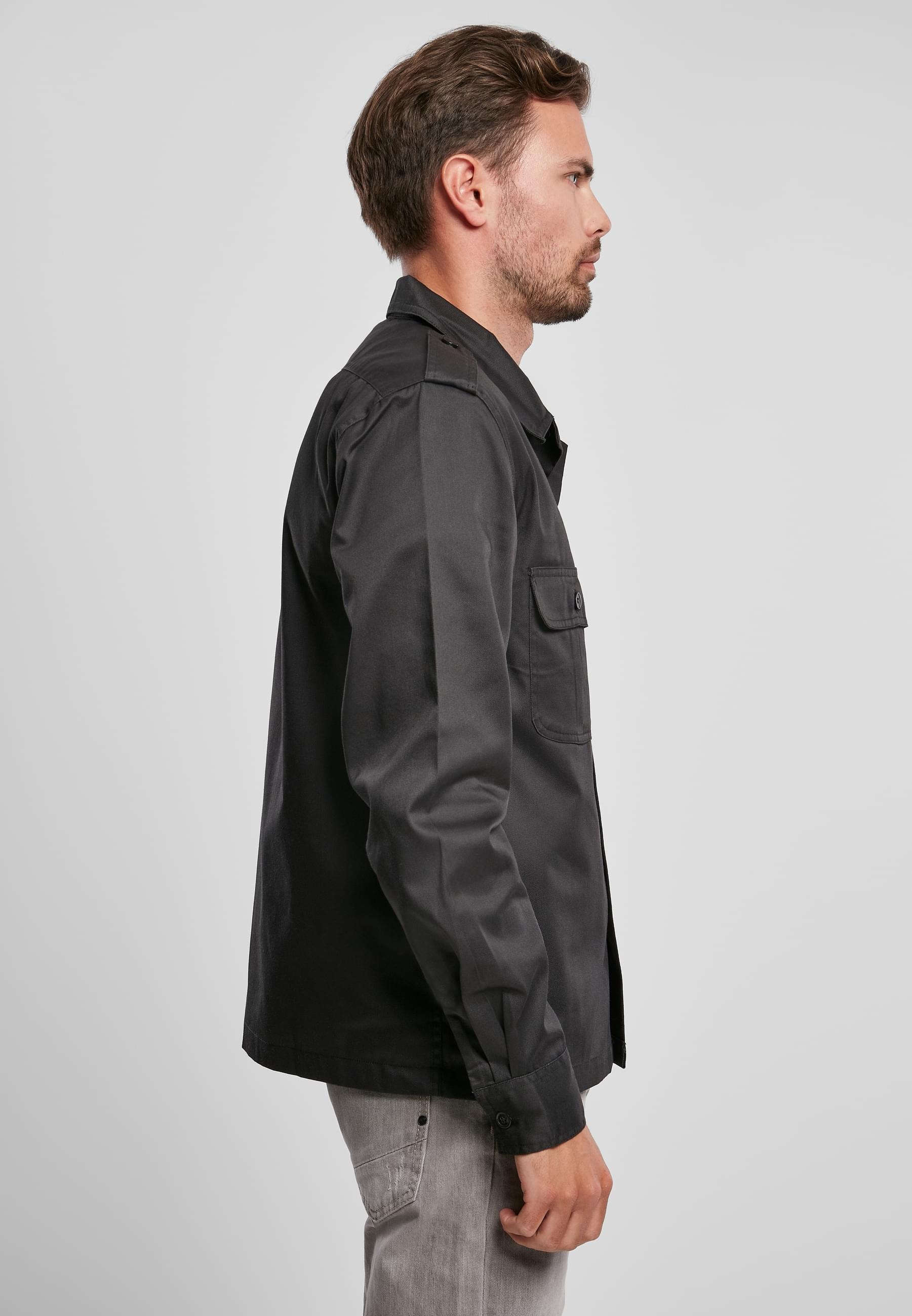 Brandit Langarmhemd »Brandit Herren US Shirt«, (1 tlg.)