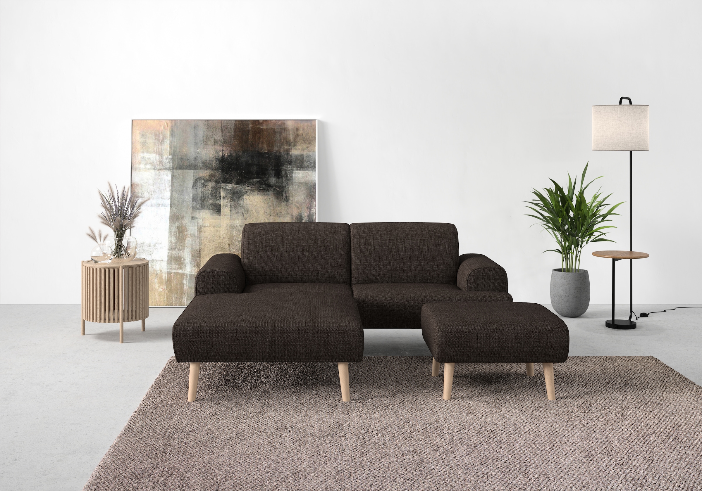 andas Ecksofa »Swift L-Form«, Federkern-Polsterung, B/T/H: 192/83/176 cm
