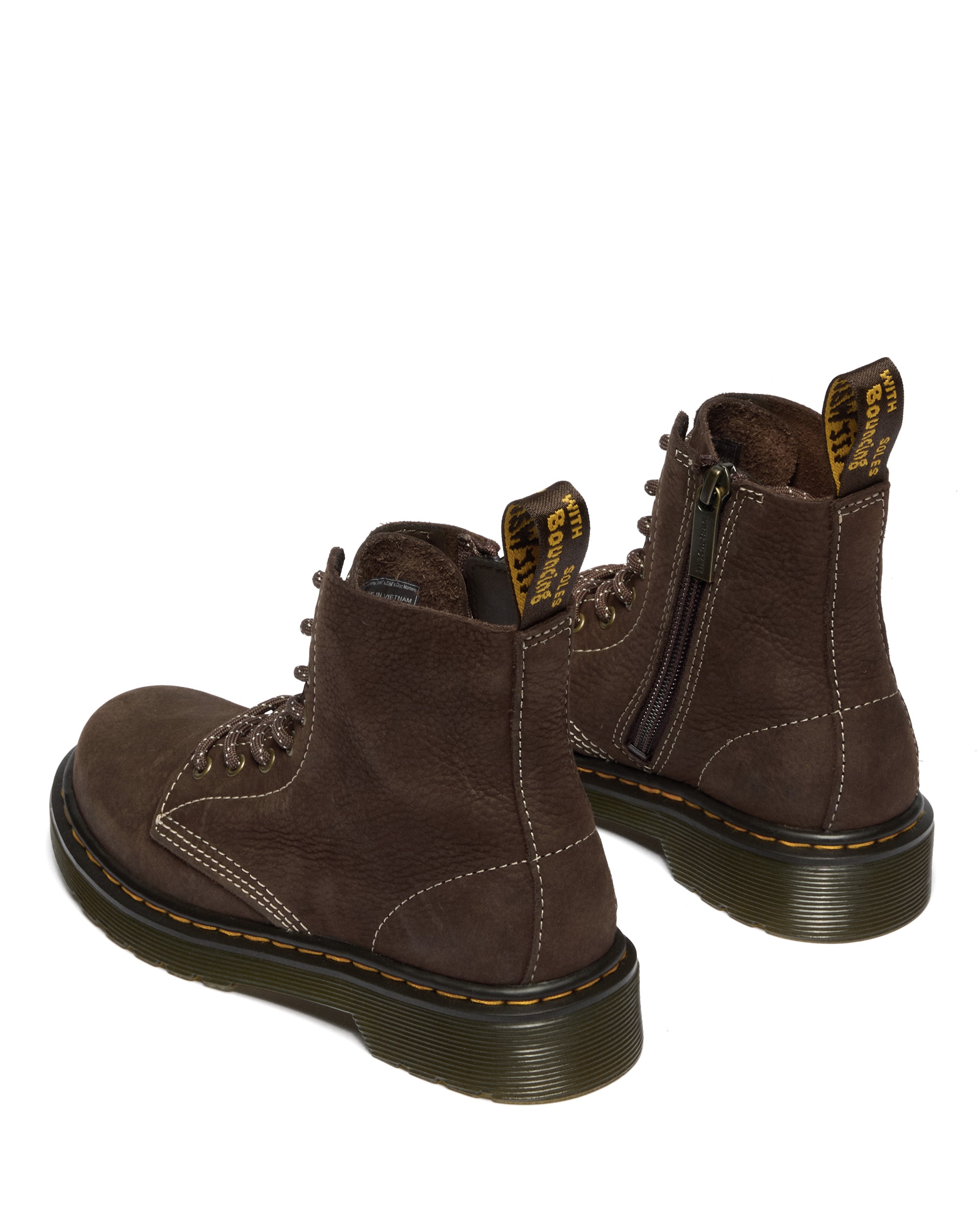 DR. MARTENS Schnürstiefel »8 Eye Boot ROMARIO«  Kinderschuh, Freizeitstiefel mit zusätzlichem Innenreißverschluss