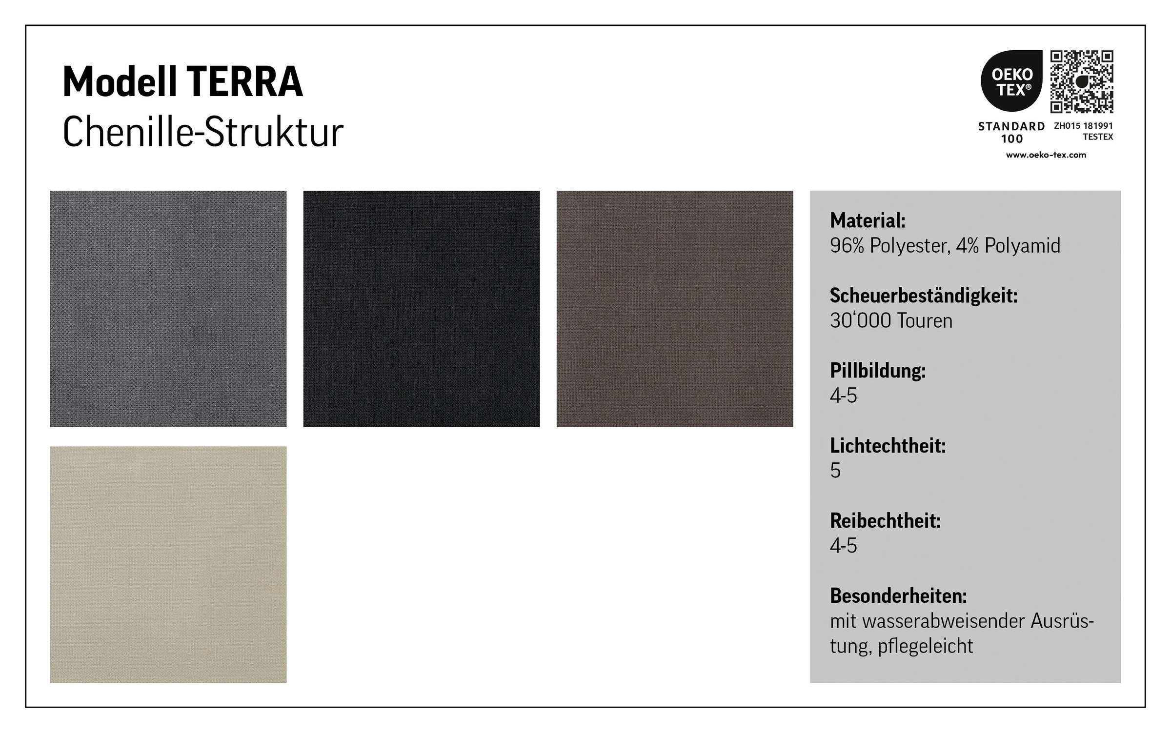 COTTA Ecksofa »Terra L-Form, Breite 255 cm« wahlweise mit Bettfunktion