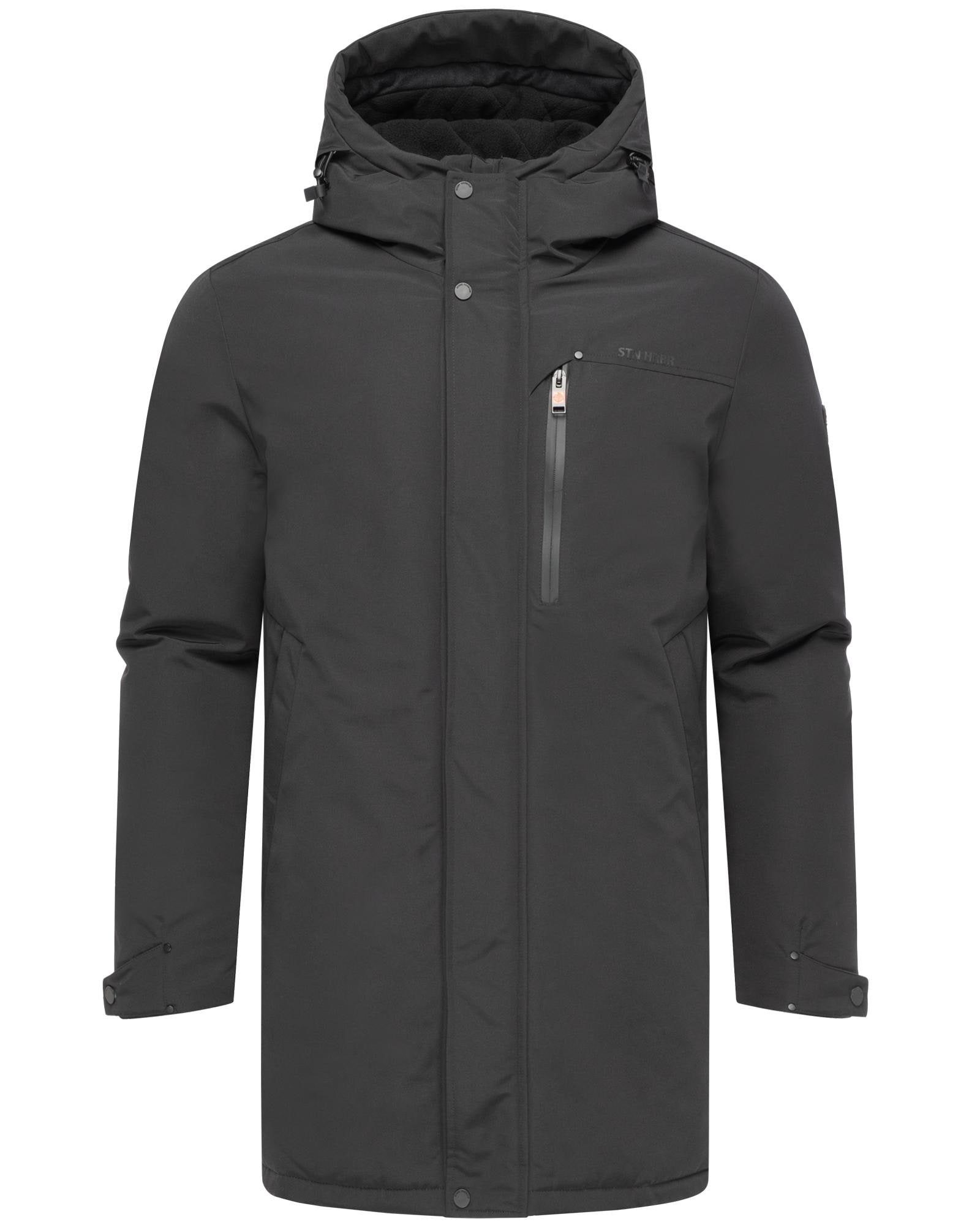 Stone Harbour Wintermantel "Phinoo XX" Warmer Herren Winterparka mit gefütterter Kapuze