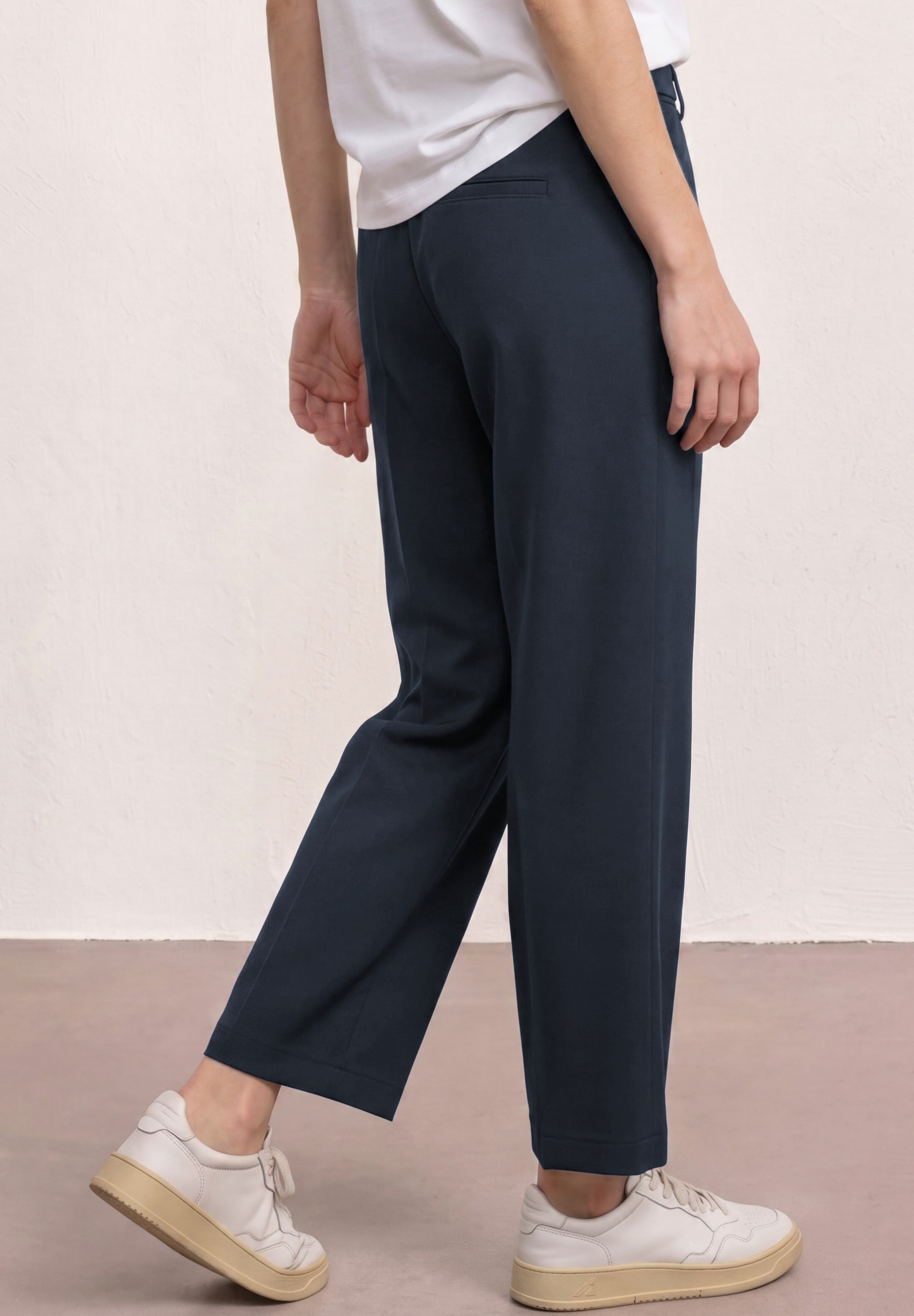 STREET ONE Stoffhose »Punto di Roma«  Punto di Roma Hose mit Knopfdetail