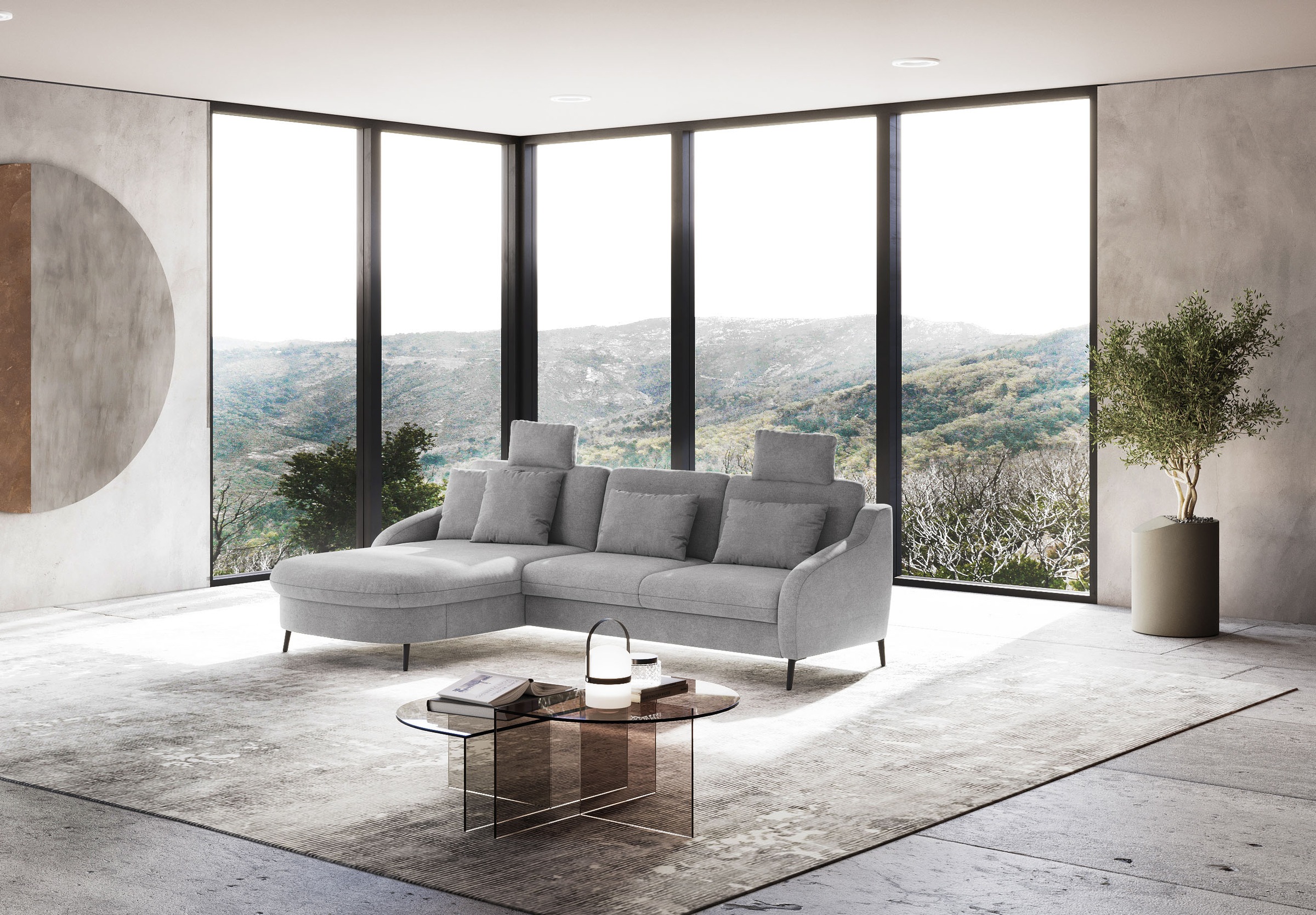 sit&more Ecksofa "Soul L-Form" wahlweise mit Bettfunktion und Bettkasten od günstig online kaufen