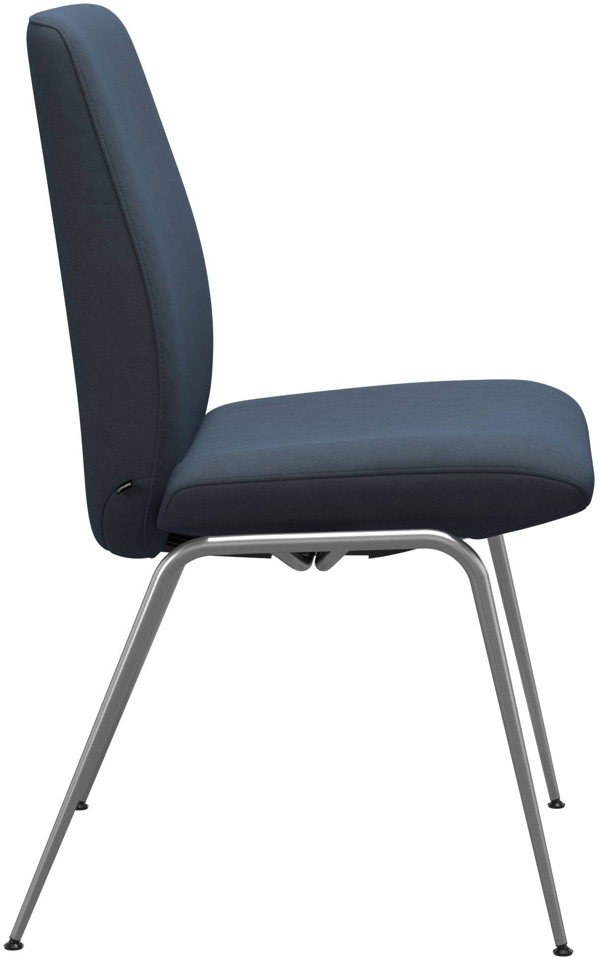 Stressless® Polsterstuhl »Laurel«, Microfaser DINAMICA, Low Back, Größe L, mit Beinen aus Stahl in Schwarz matt