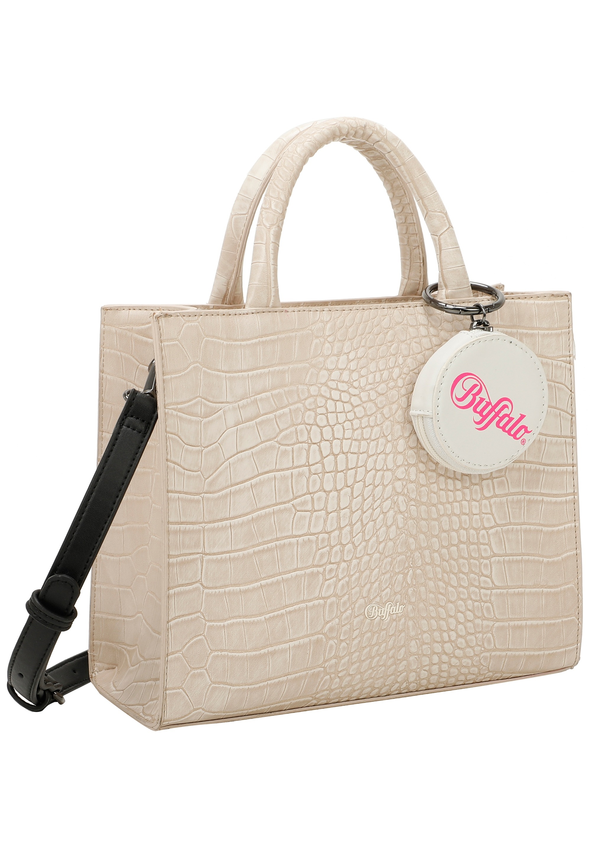 Buffalo Henkeltasche »Big Boxy«, mit abnehmbarem Taschenanhänger