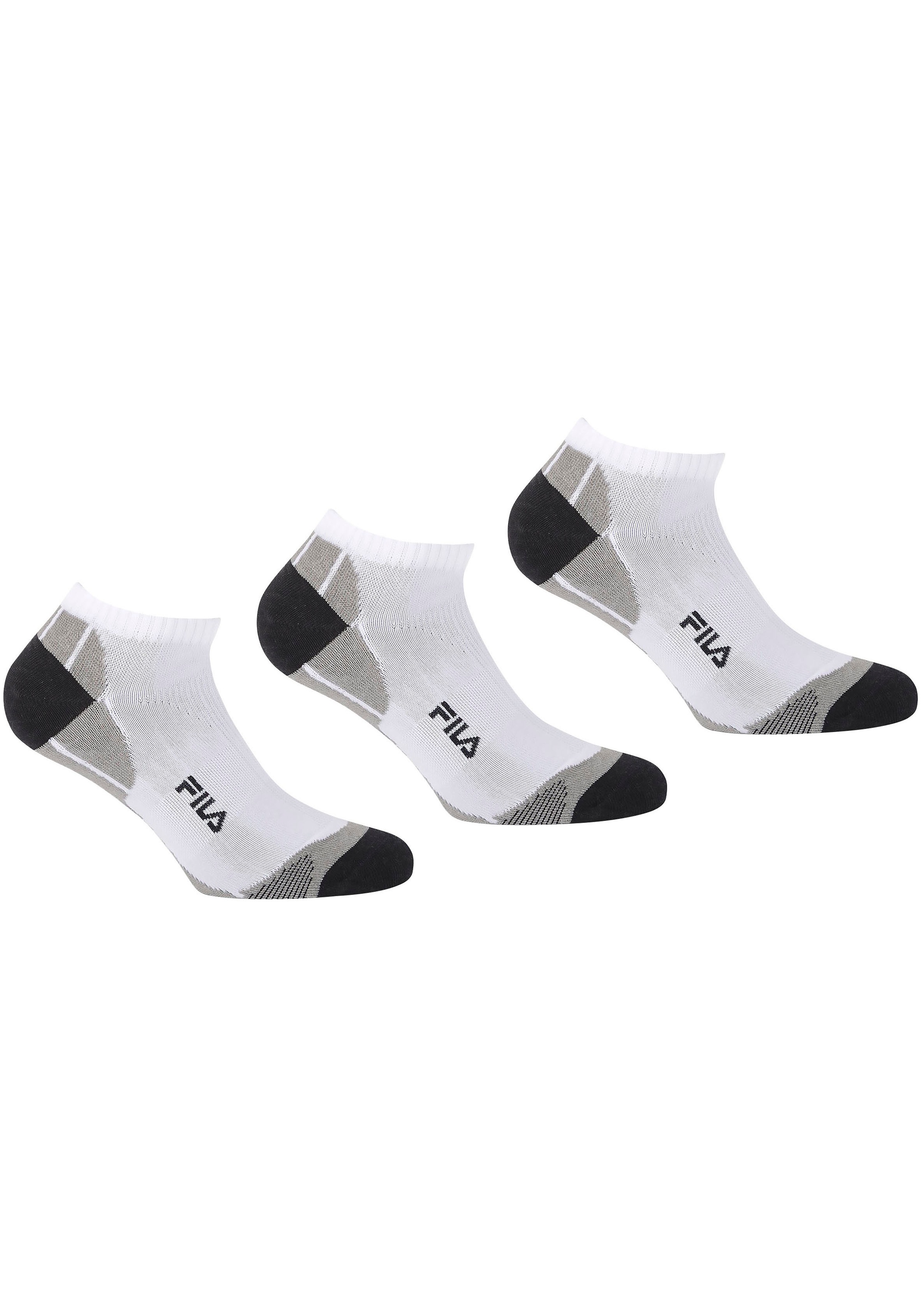 Fila Sneakersocken »UNISEX UNISEX INVISIBLE MULTISPORT SOCKS«, (3 Paar), mit eingestricktem Schriftzug